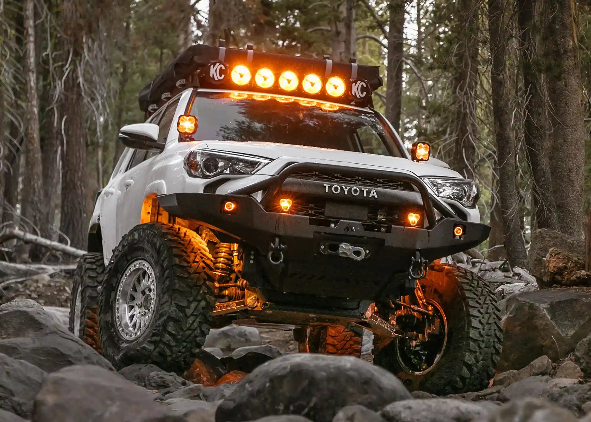 Hi-Lite Overland Front Bumper For Toyota 4Runner 5th Gen (2010-2024) [PreRunner Bull Bar]