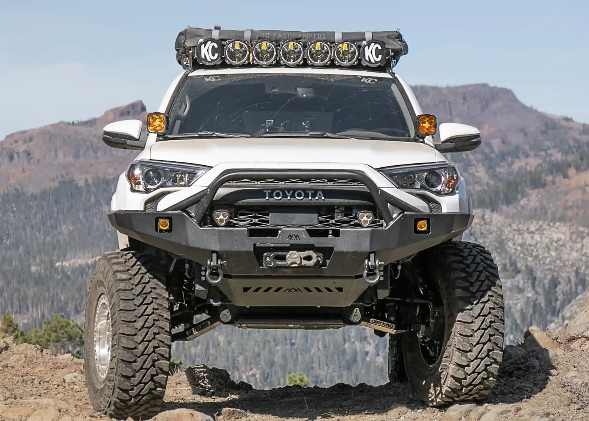 Hi-Lite Overland Front Bumper For Toyota 4Runner 5th Gen (2010-2024) [PreRunner Bull Bar]