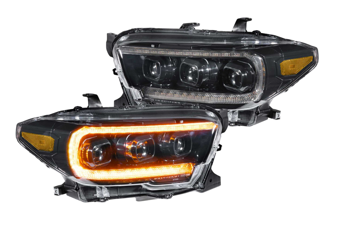 Morimoto XB LED Amber DRL Headlights For Tacoma (2016-2023)