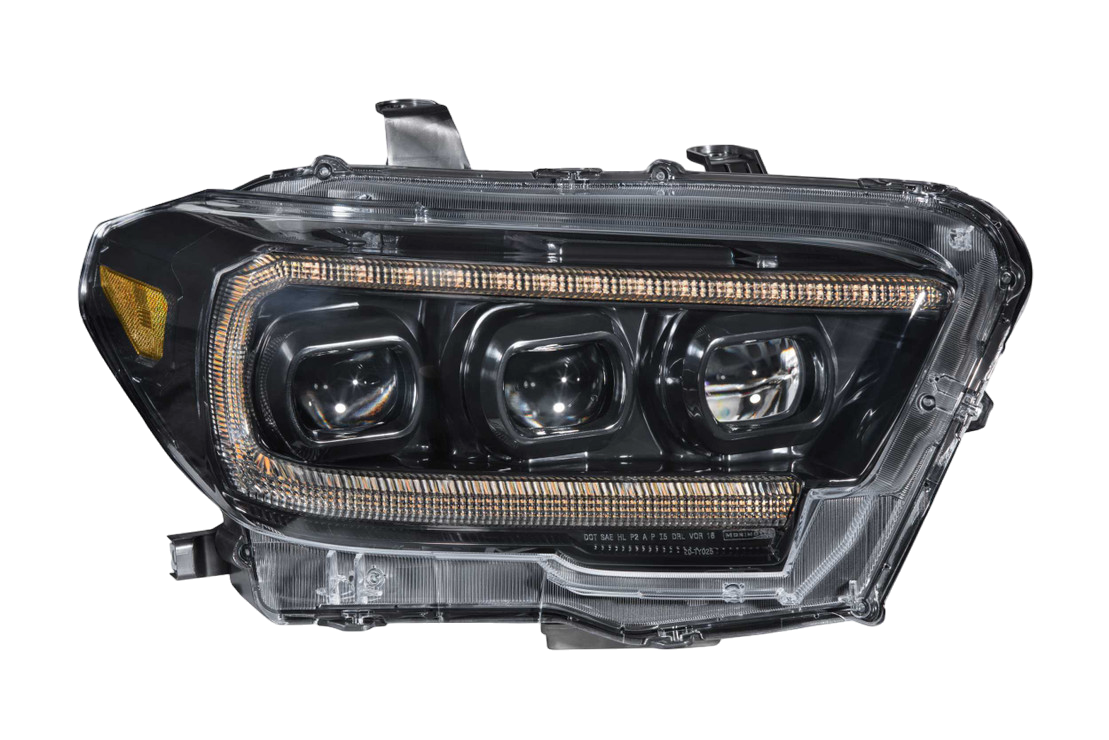 Morimoto XB LED Amber DRL Headlights For Tacoma (2016-2023)