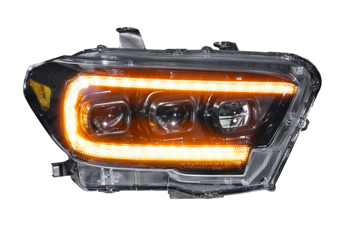 Morimoto XB LED Amber DRL Headlights For Tacoma (2016-2023)