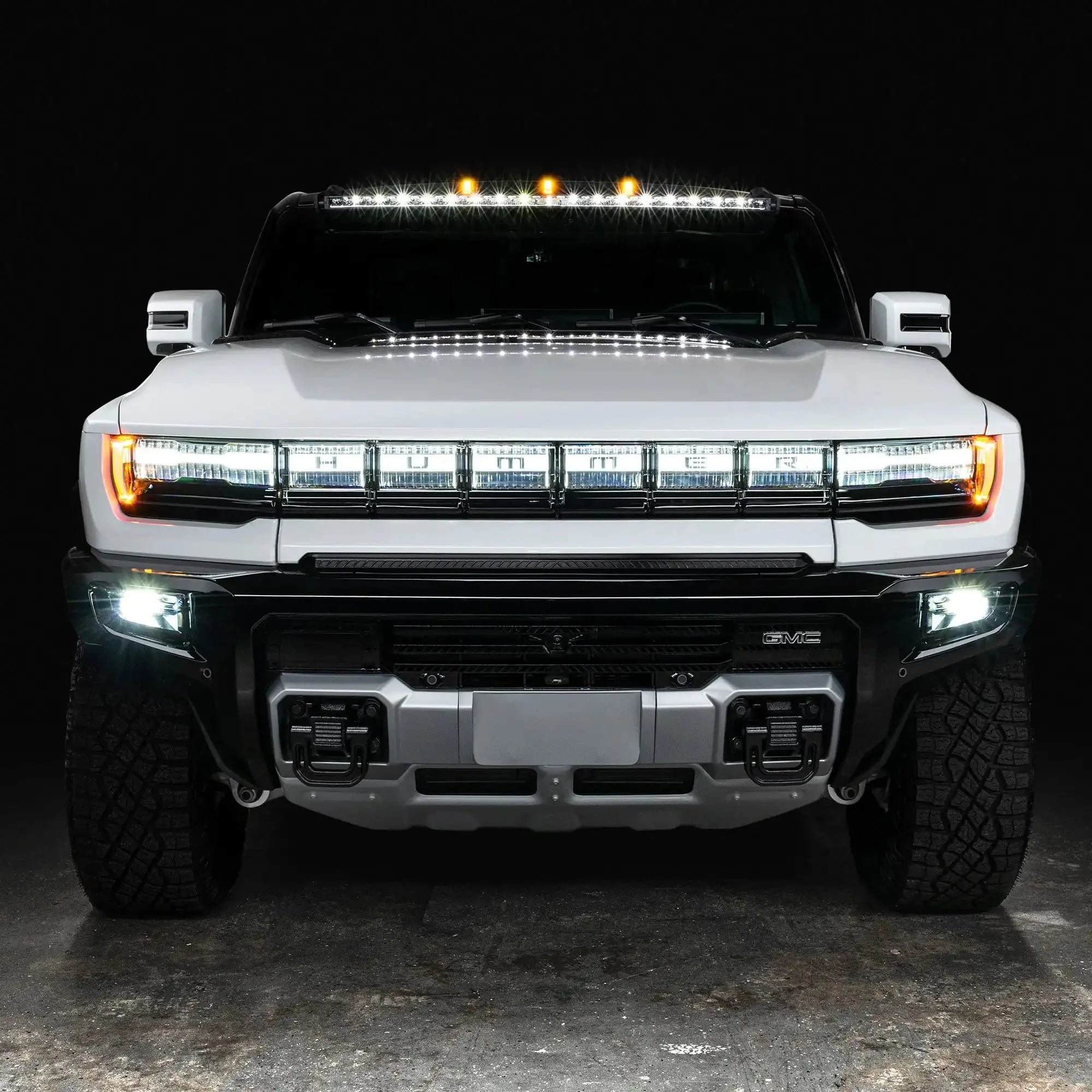 2022-2025 Hummer EV 50" Roof Mount Curved Light Bar w/ Brackets