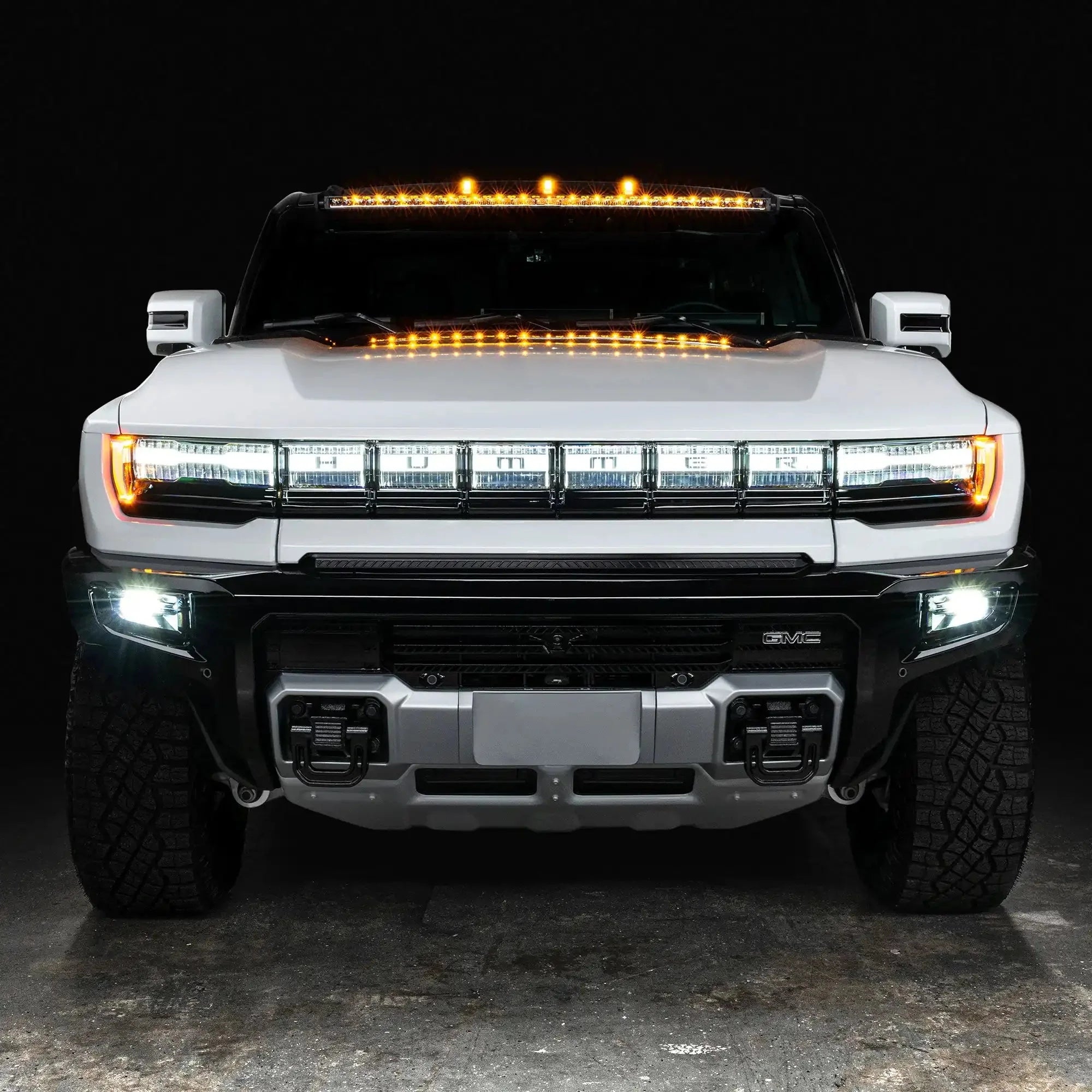 2022-2025 Hummer EV 50" Roof Mount Curved Light Bar w/ Brackets