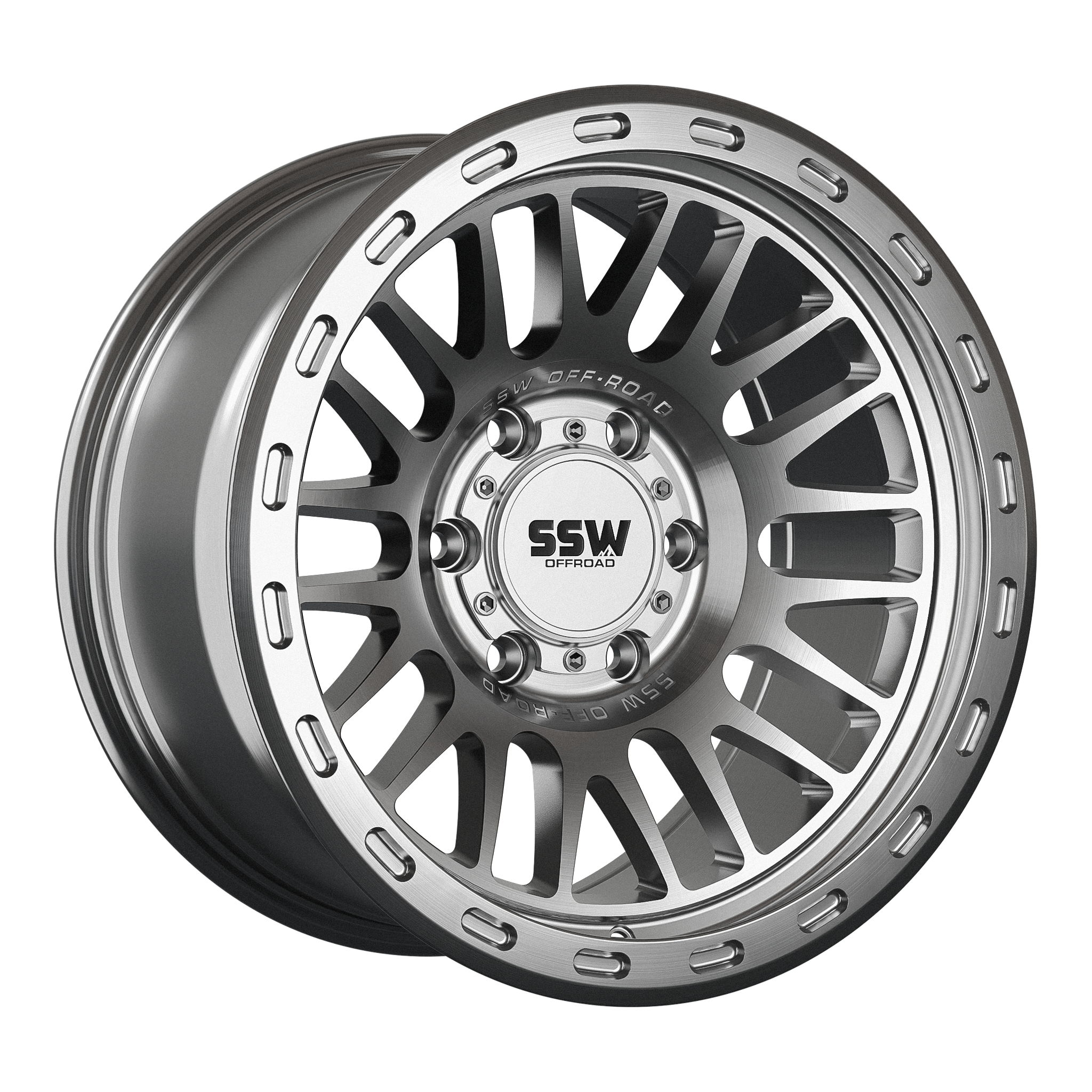 GRIFFON / MACHINED SILVER / 17X9.0 -25