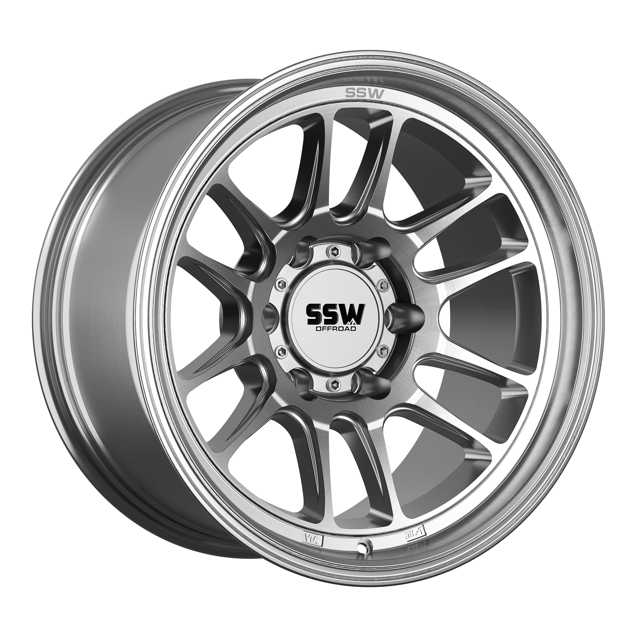 RAPTOR / MACHINED SILVER / 17X9.0 -12