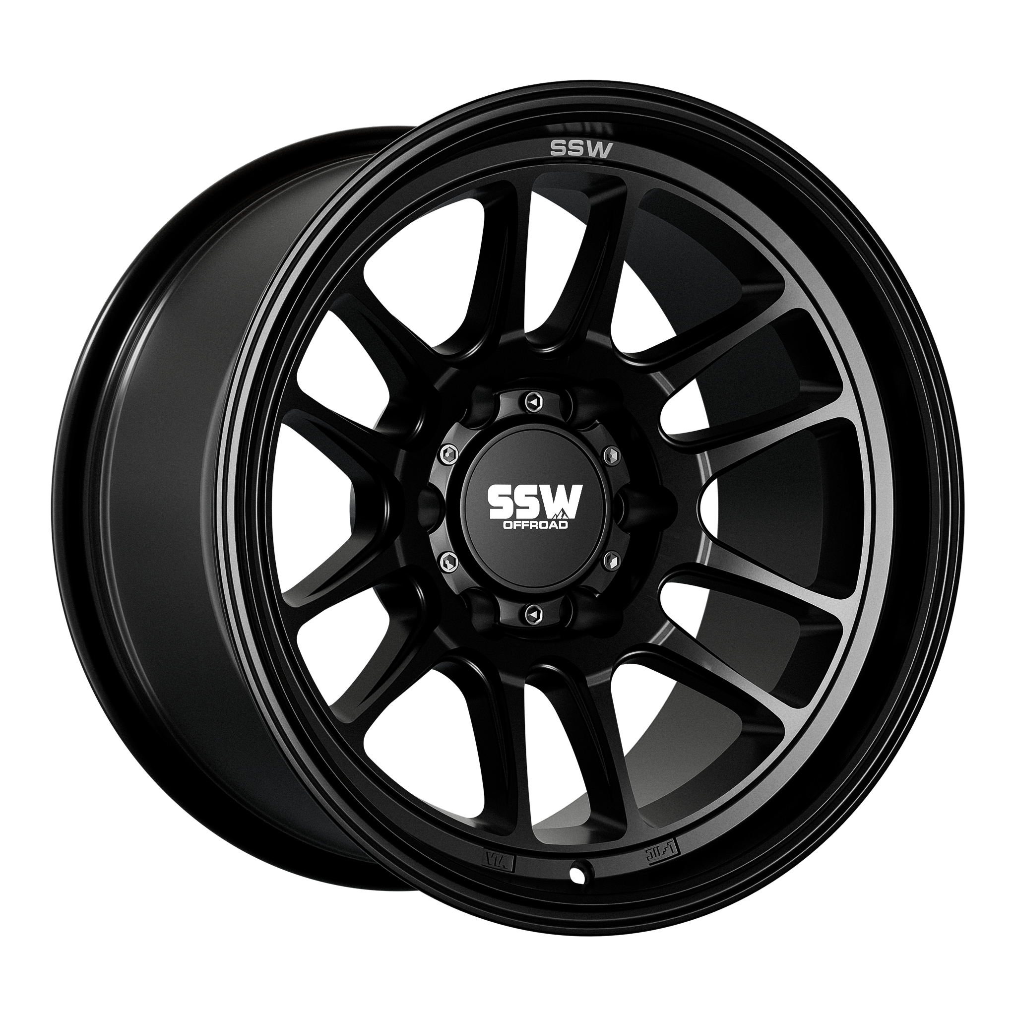 RAPTOR / MATTE BLACK / 17X9.0 -12