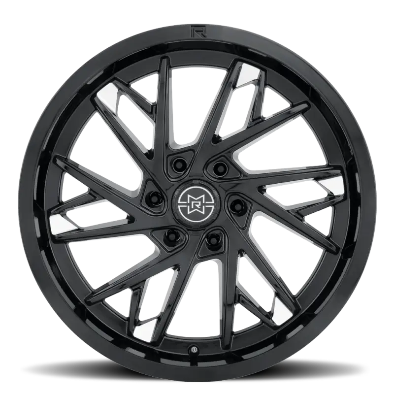 801 | Gloss Black Milled - Wheels > Method > Raised Wheels