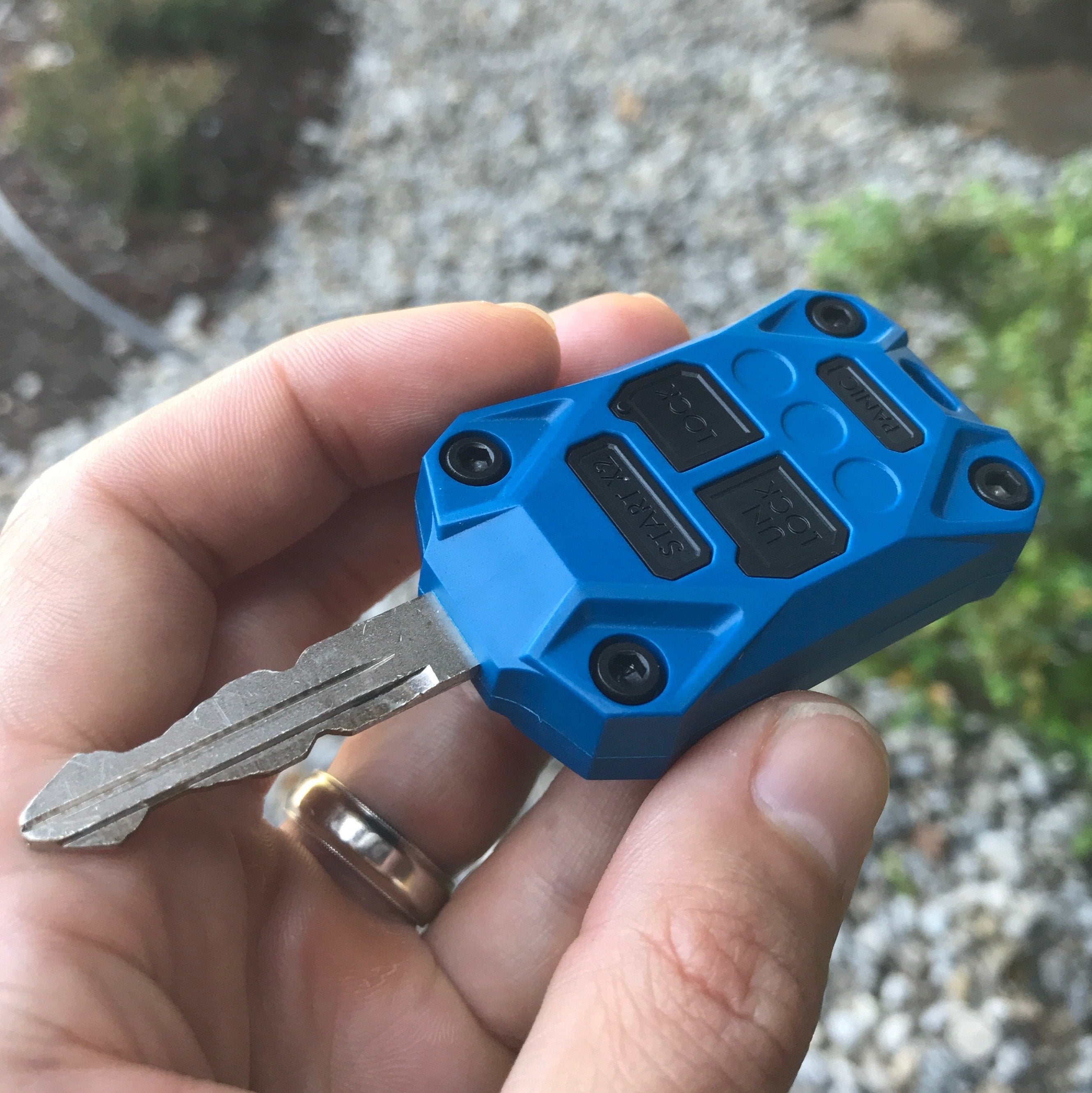Injection Fob IF007 (For Wrangler JK) - BLUE