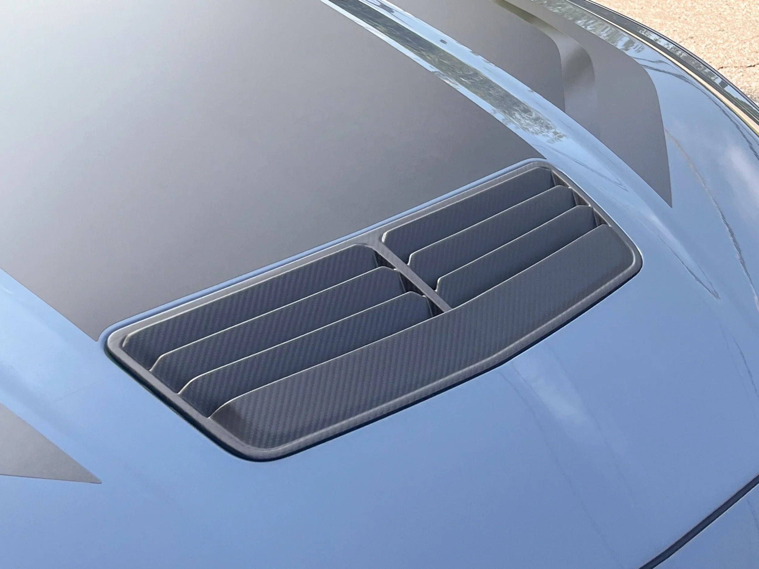 NYTOP Dry Carbon Hood Vent For 2024-Current Ford Mustang GT