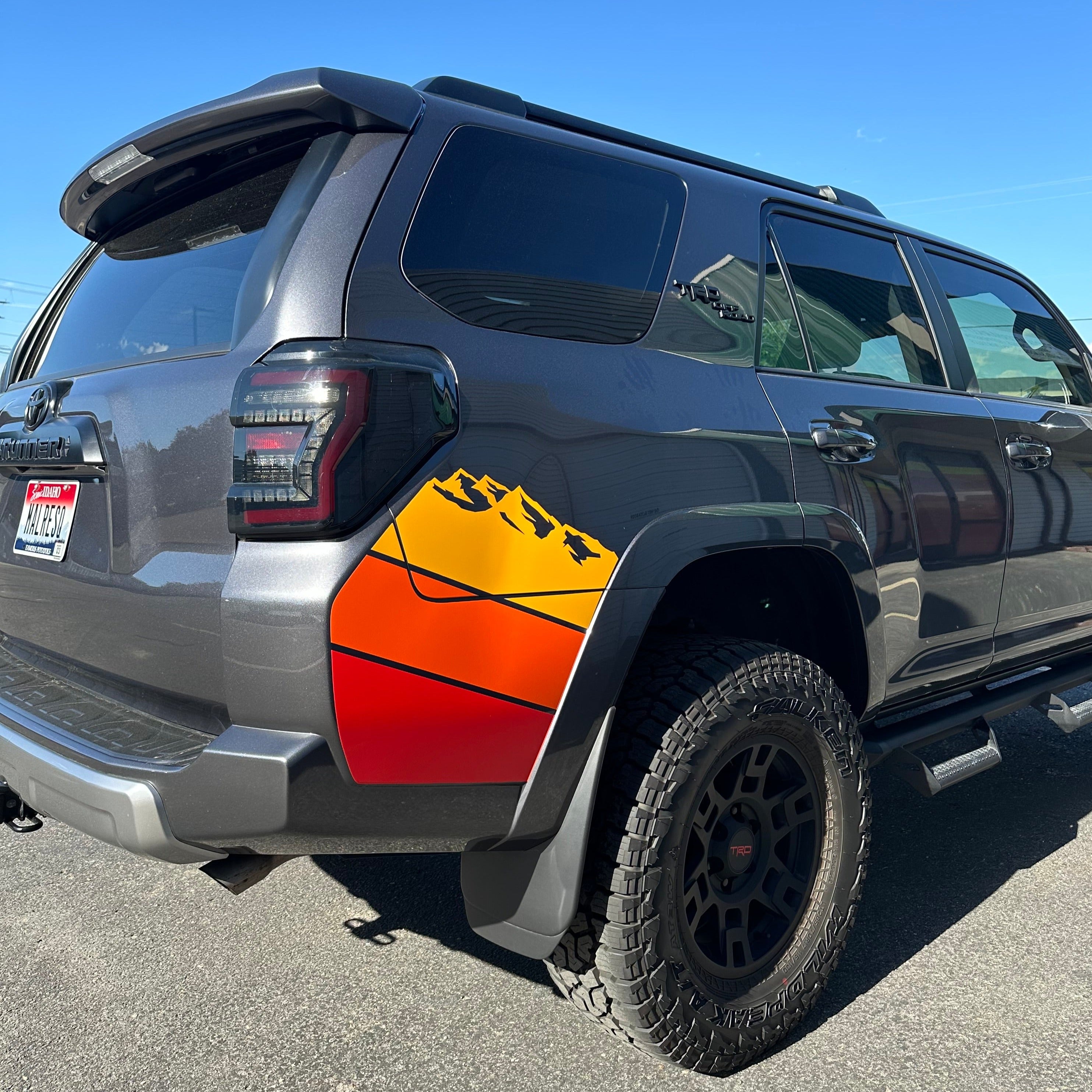 2010-24  Rear Fender Decals For 4Runner