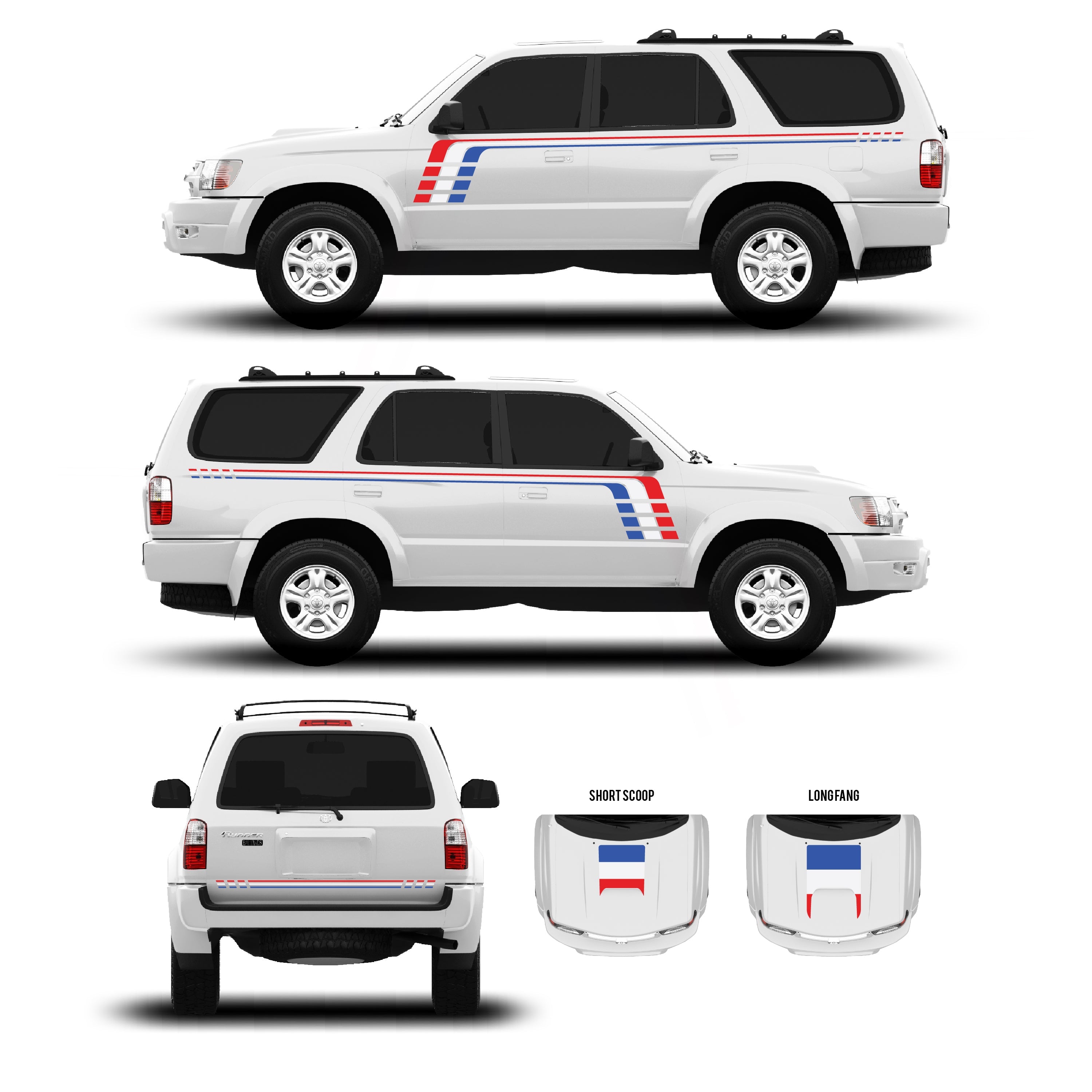 1996-02  Checkered Stripe Kit For 4Runner