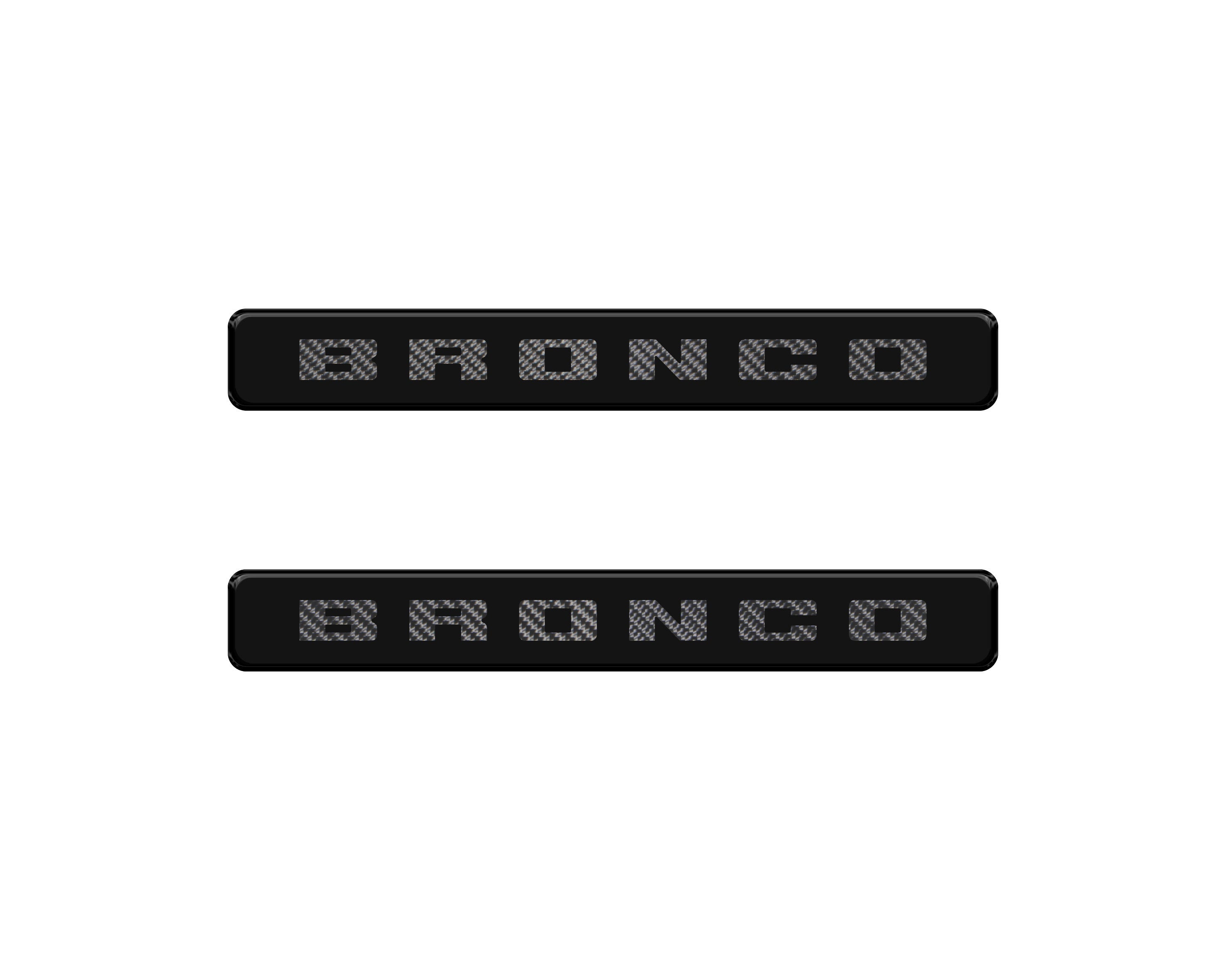 Front Door Sill Accent Overlays Fits 2021-2024 Ford Bronco Sport