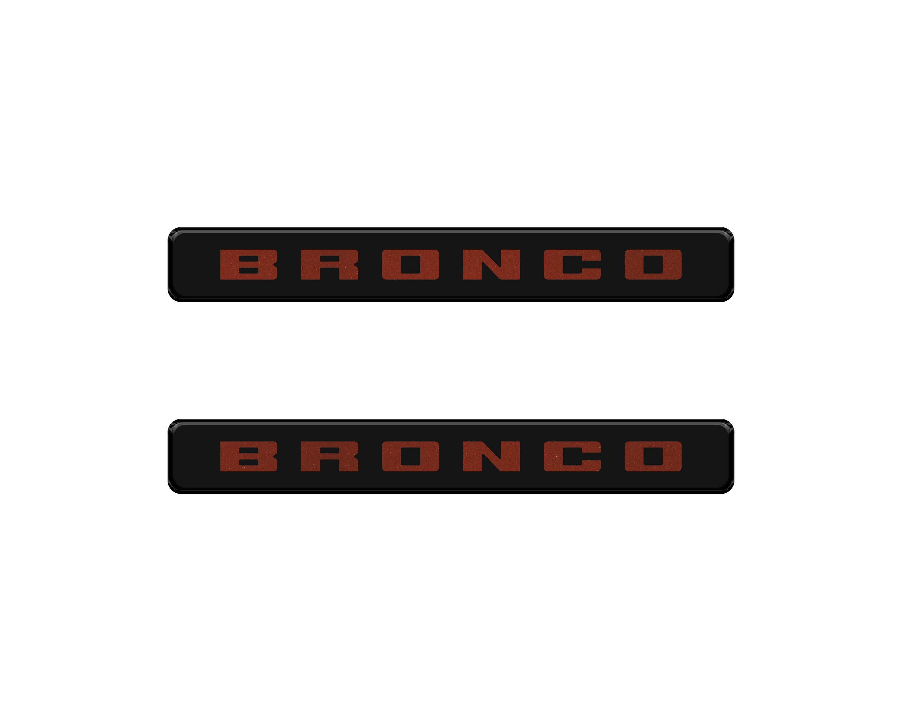 Front Door Sill Accent Overlays Fits 2021-2024 Ford Bronco Sport