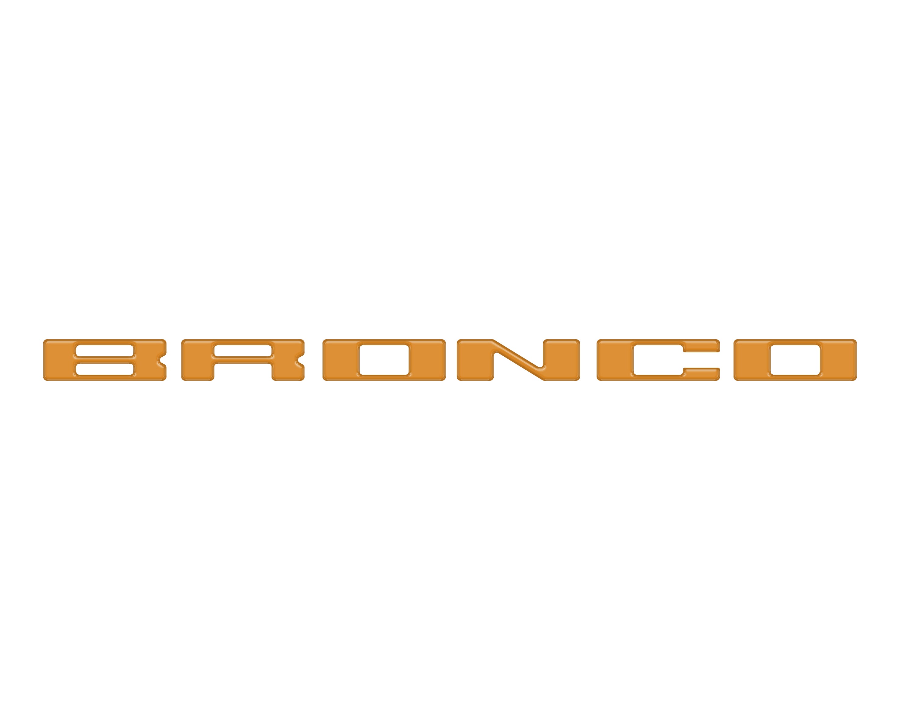 Glove Box Letters Inserts Fits 2021-2026 Ford Bronco
