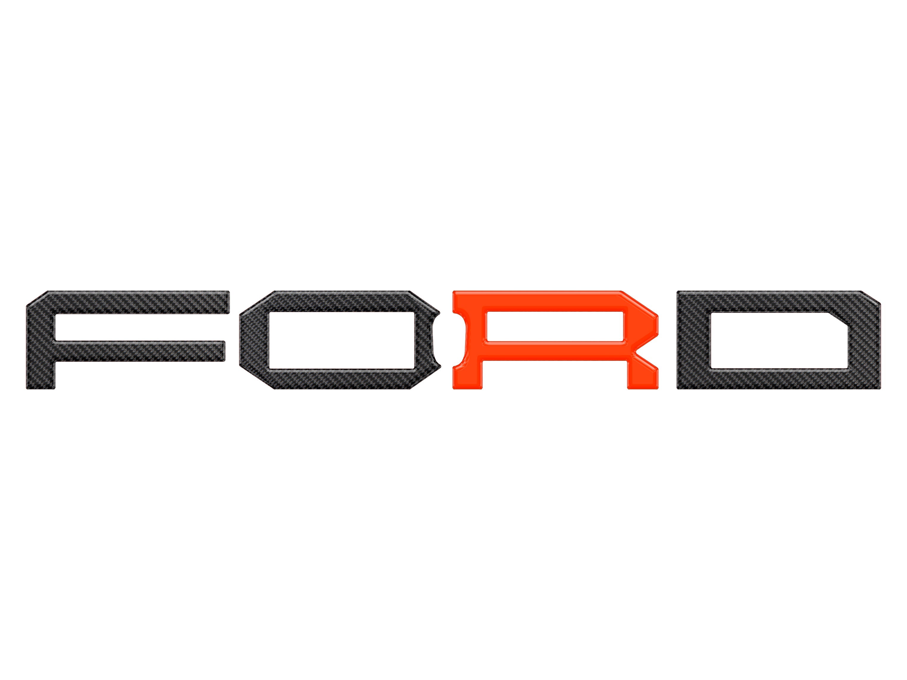 Raptor Front Grill Letter Overlays Fits 2022-2026 Ford Bronco