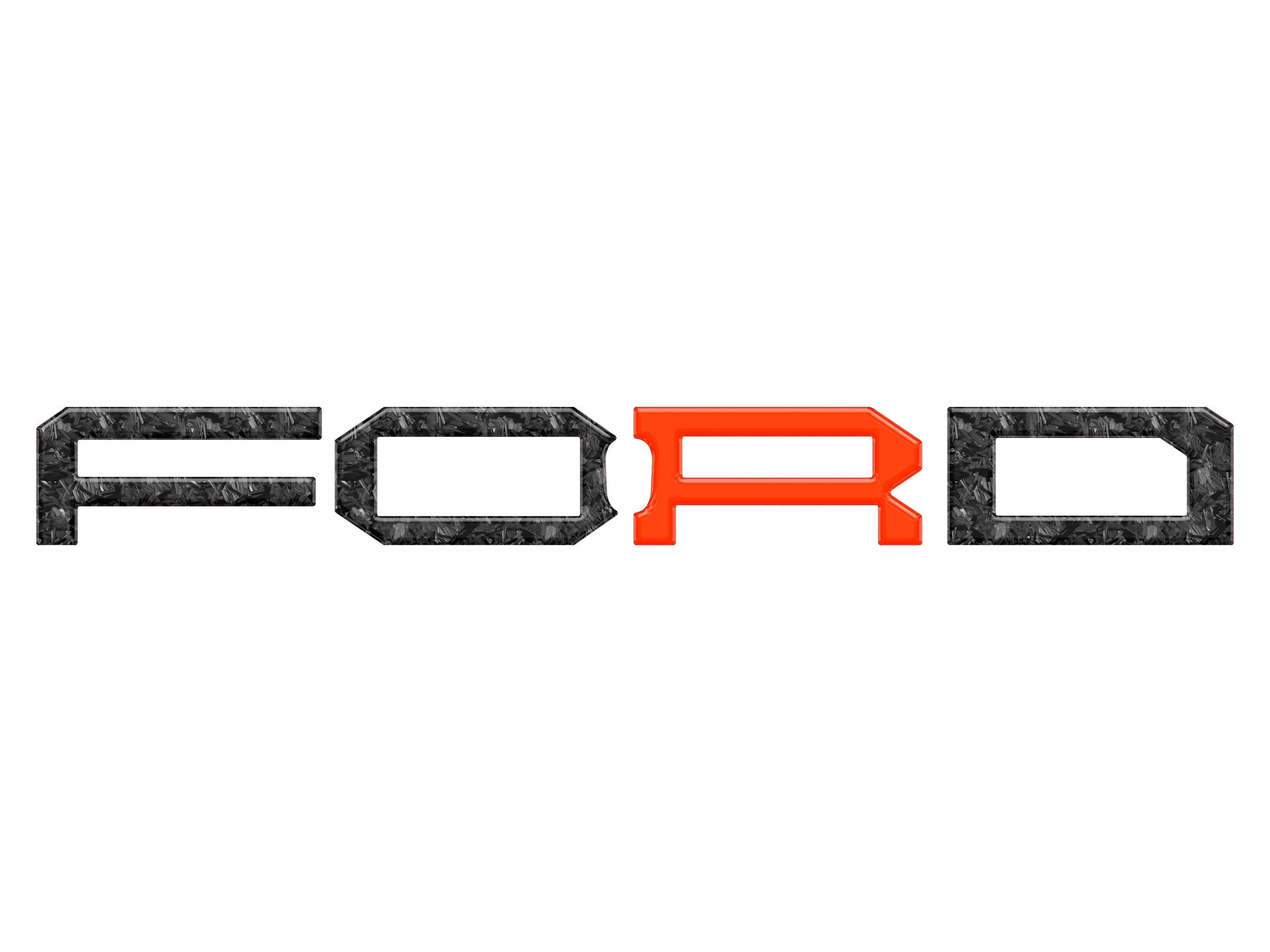 Raptor Front Grill Letter Overlays Fits 2022-2026 Ford Bronco