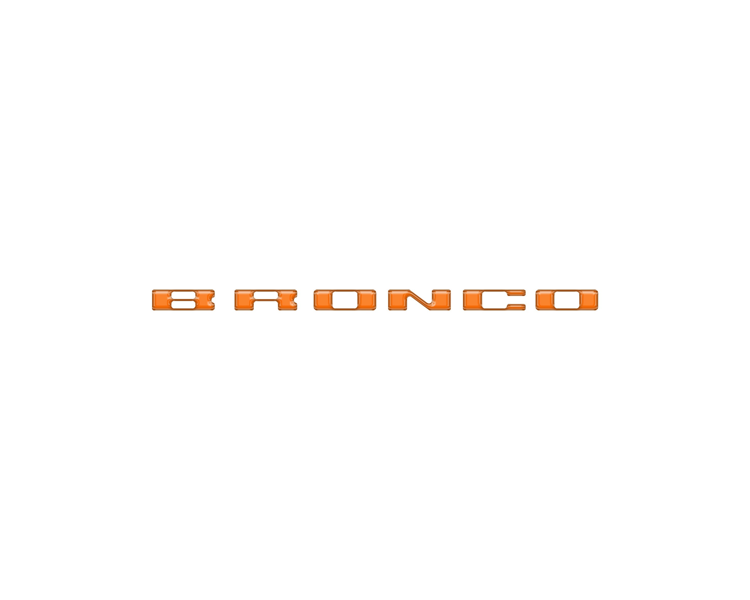 Passenger Dash Letter Inserts Fits 2025-2026 Ford Bronco Sport