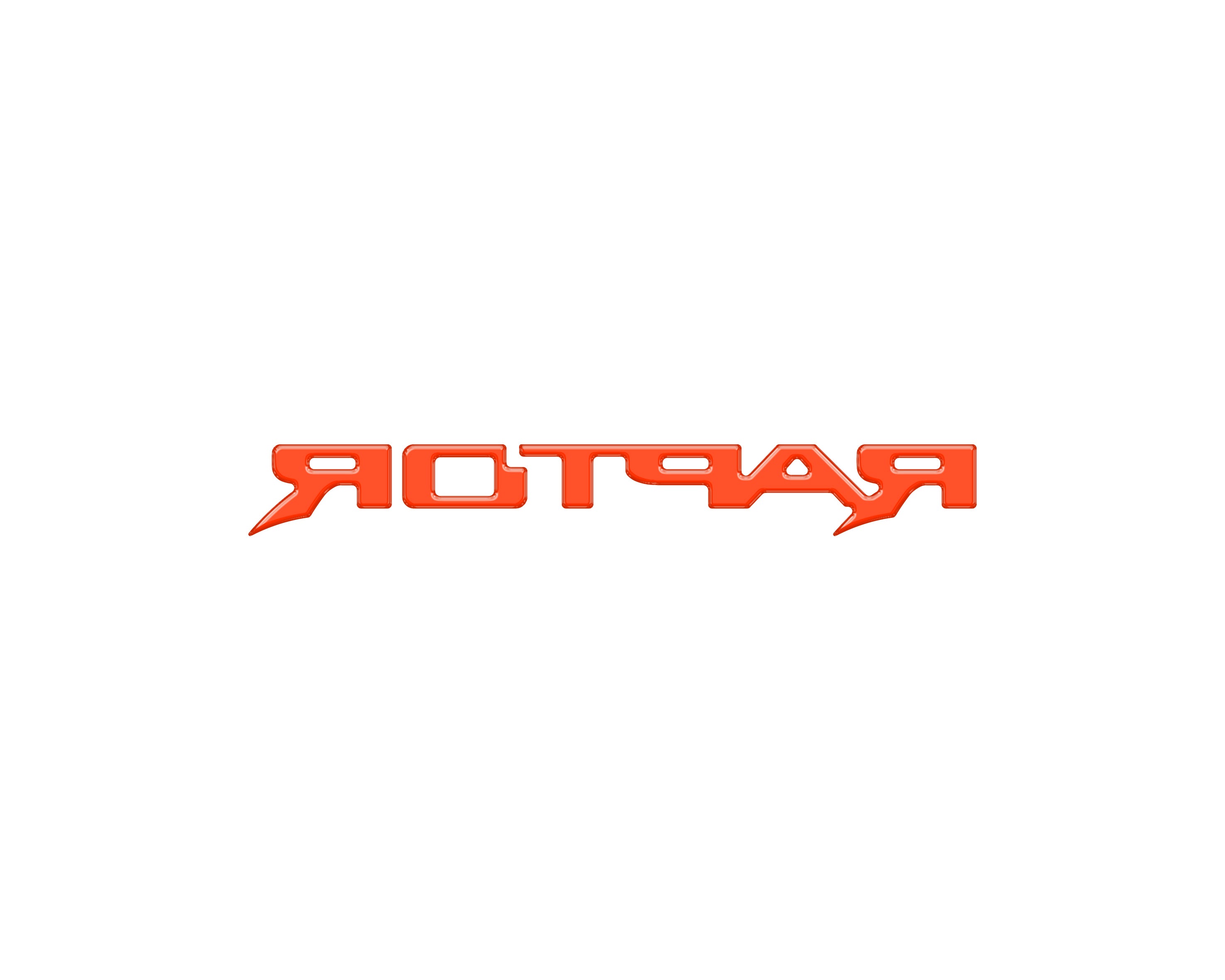Raptor Third Brake Light Letter Inserts Fits 2022-2026 Ford Bronco Raptor