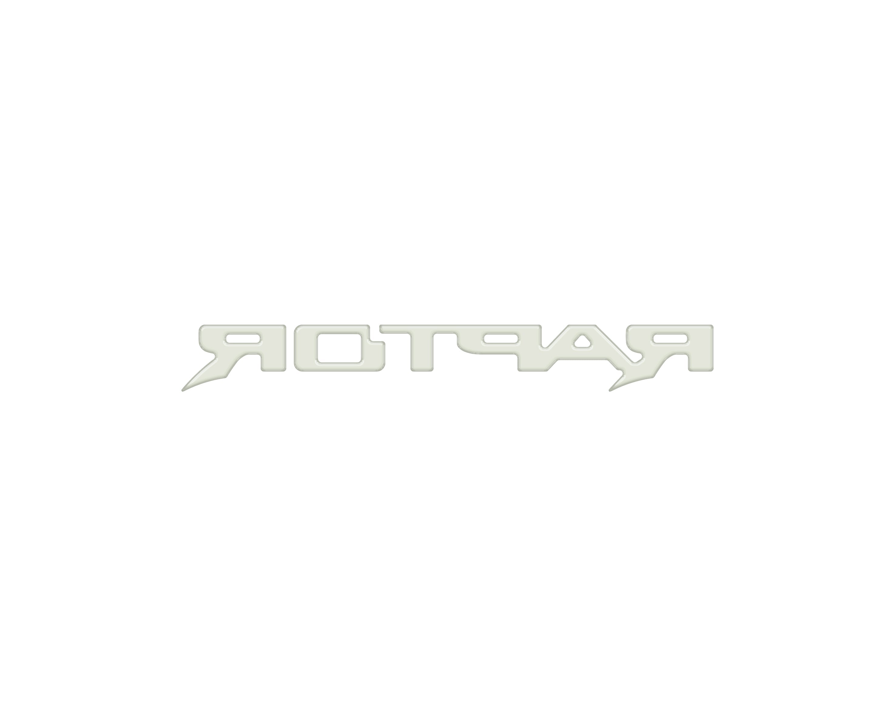 Raptor Third Brake Light Letter Inserts Fits 2022-2026 Ford Bronco Raptor