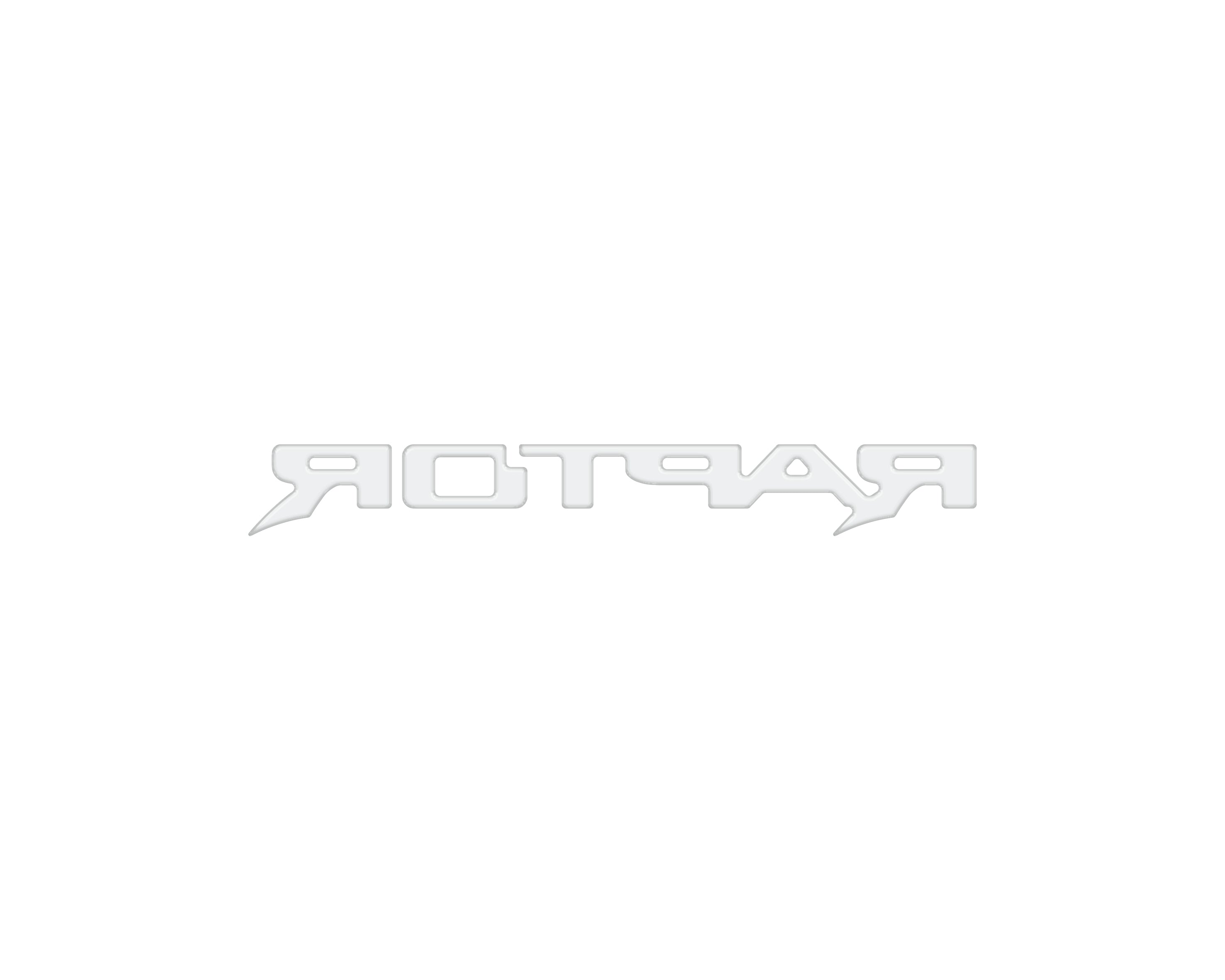 Raptor Third Brake Light Letter Inserts Fits 2022-2026 Ford Bronco Raptor