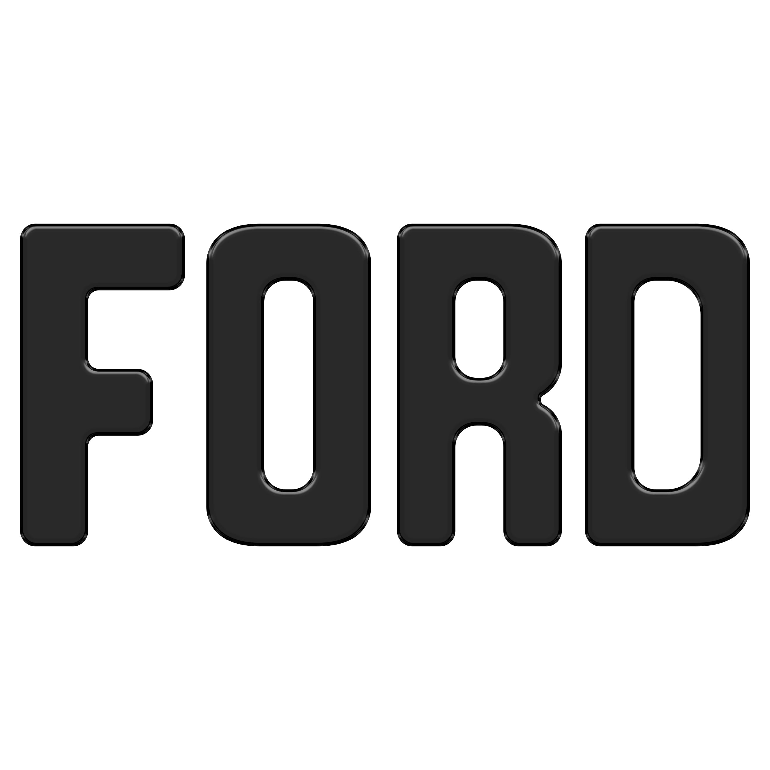 Slideout Tailgate Letter Inserts Fits 2021-2026 Ford Bronco