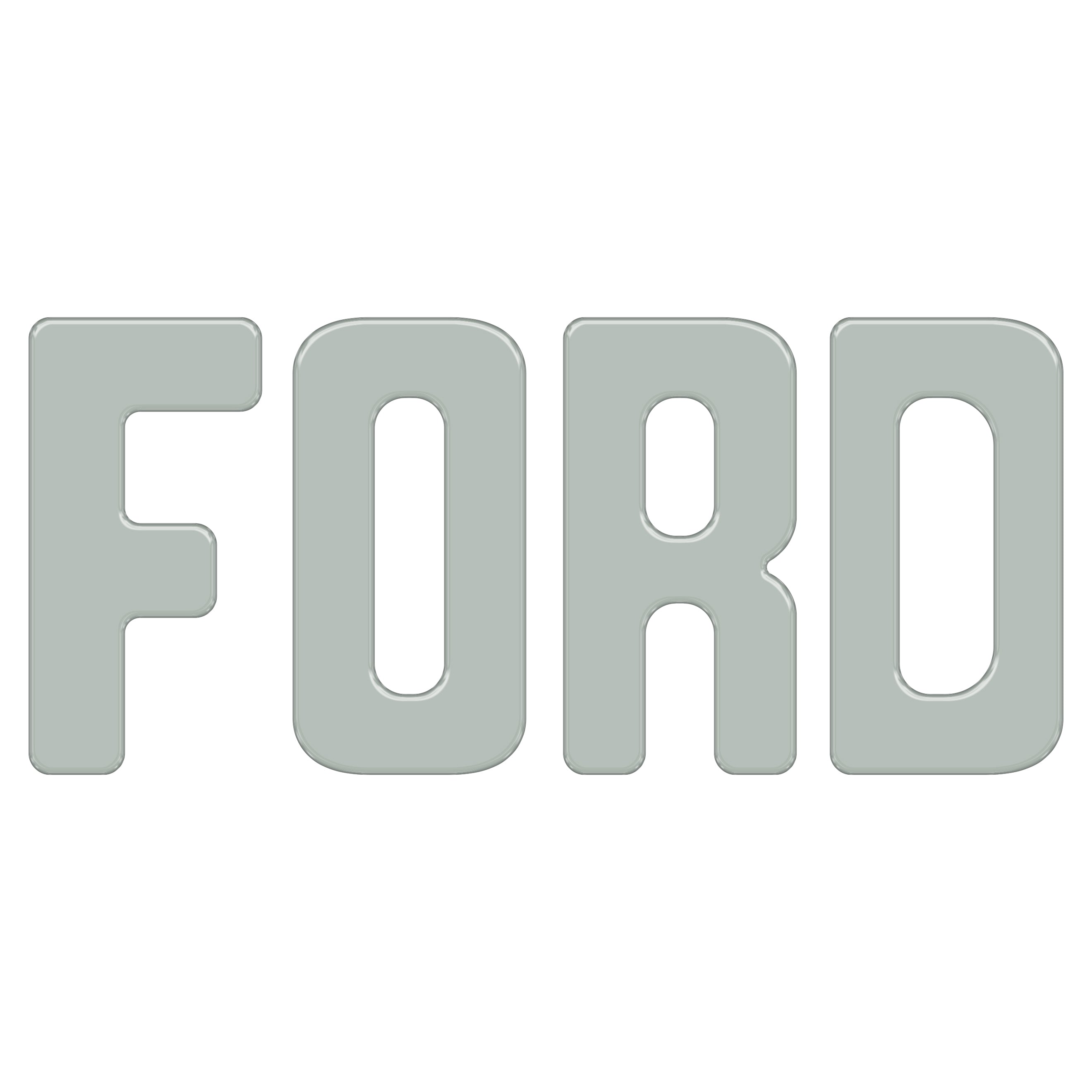 Slideout Tailgate Letter Inserts Fits 2021-2026 Ford Bronco