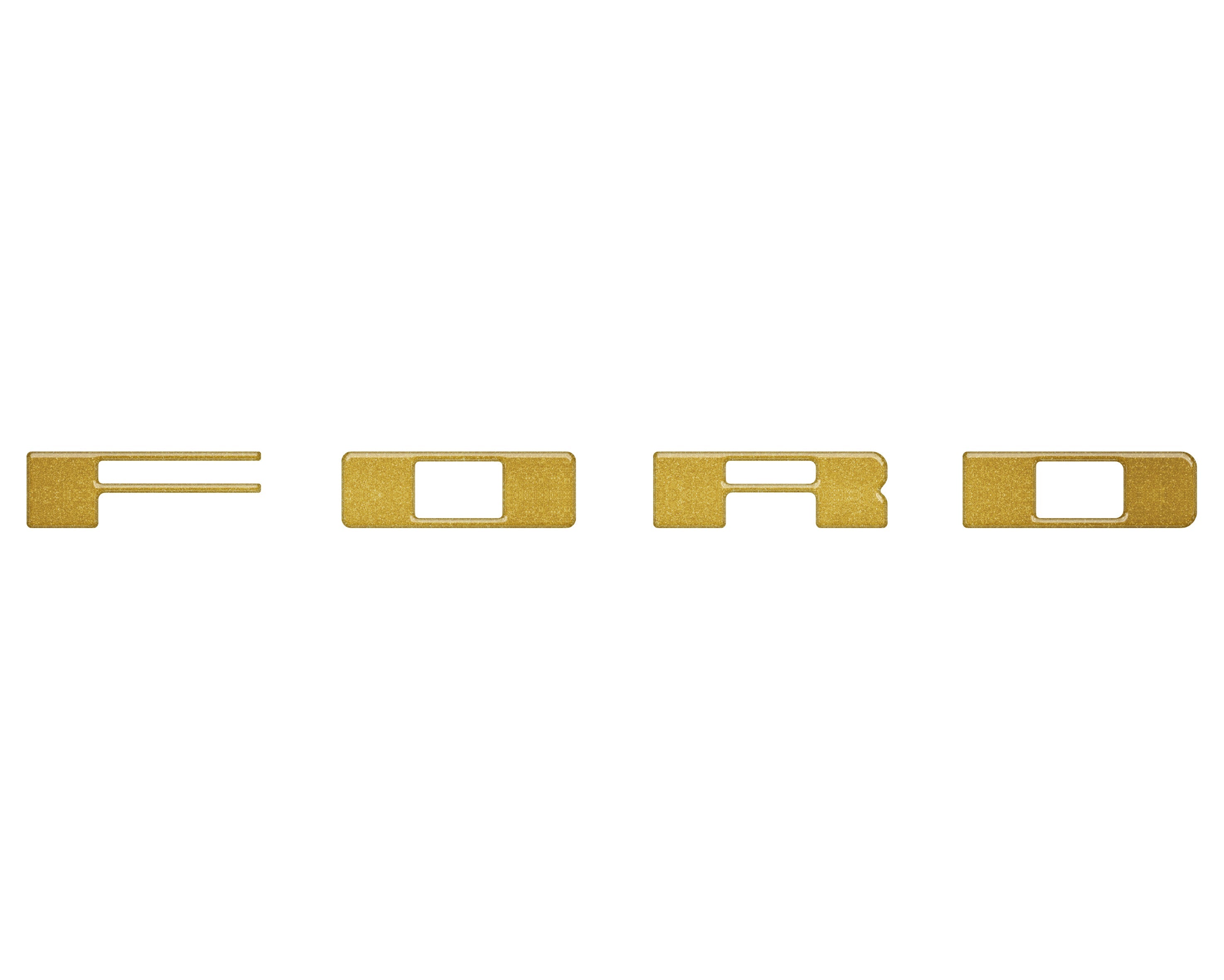 Bronco Heritage Grille Letter Overlays Fits 2023-2026 Ford Bronco