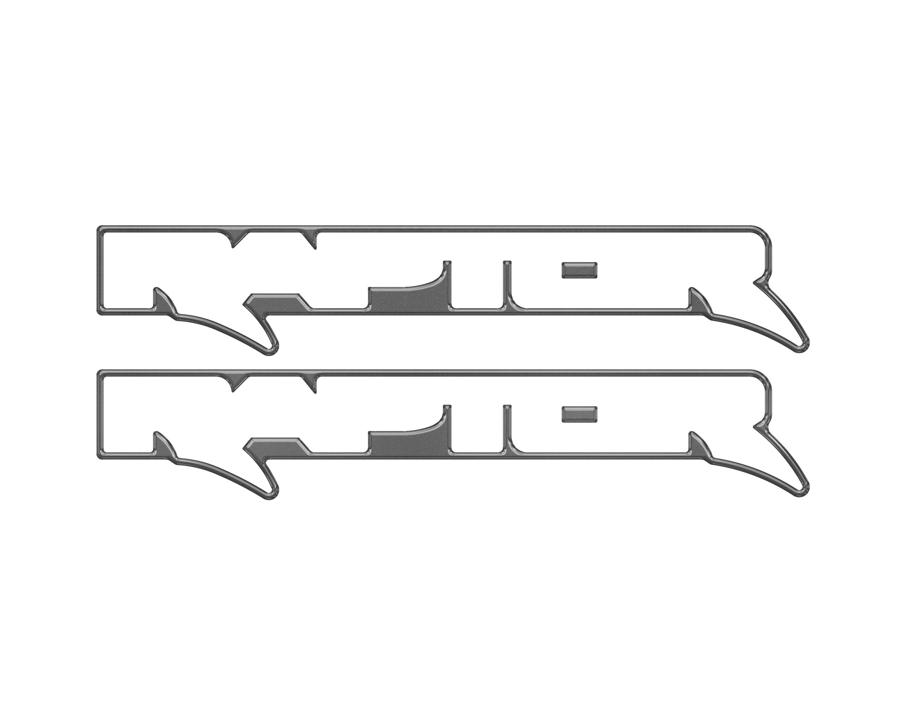 Raptor Floor Mat Emblem Inserts Fits 2022-2026 Ford Bronco Raptor