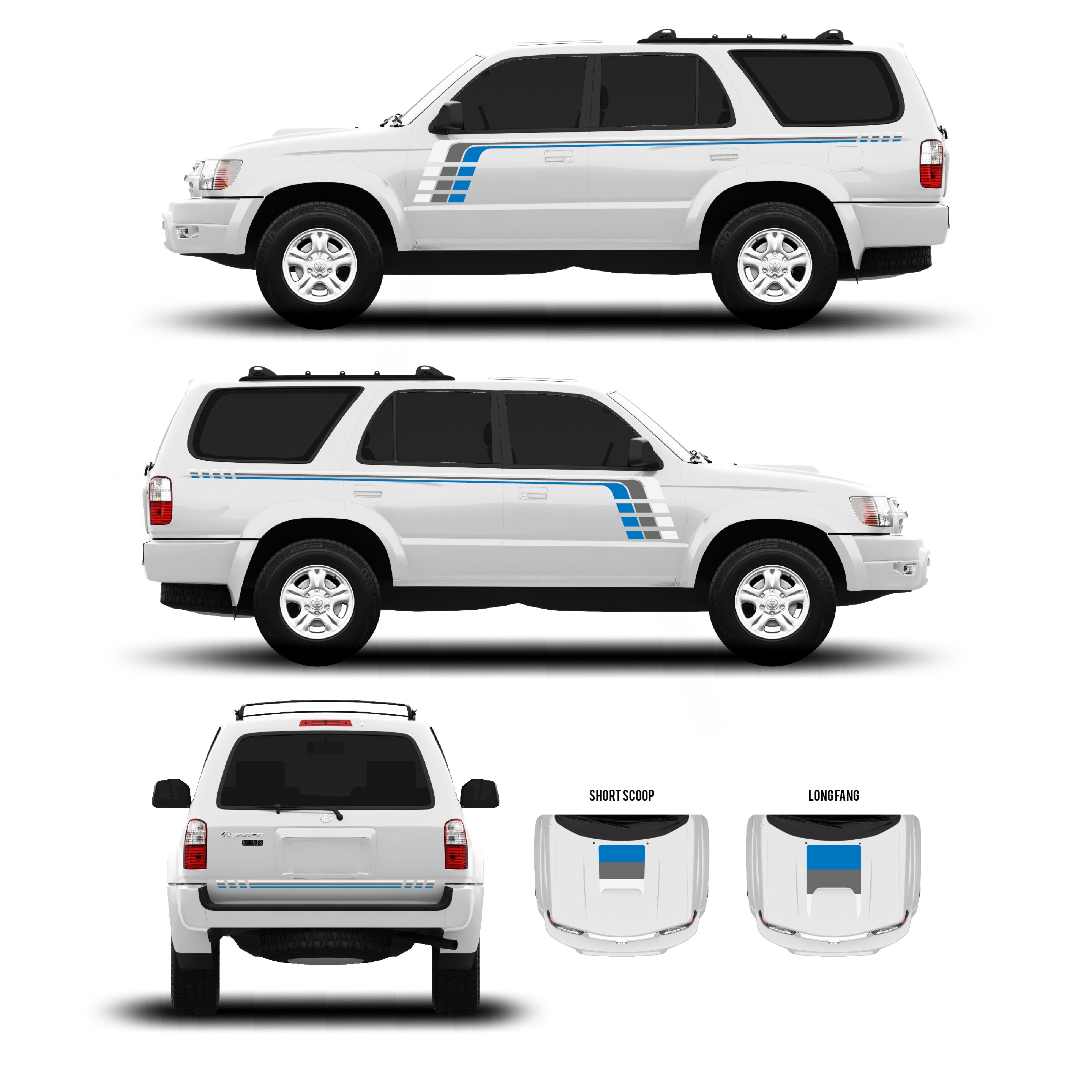 1996-02  Checkered Stripe Kit For 4Runner