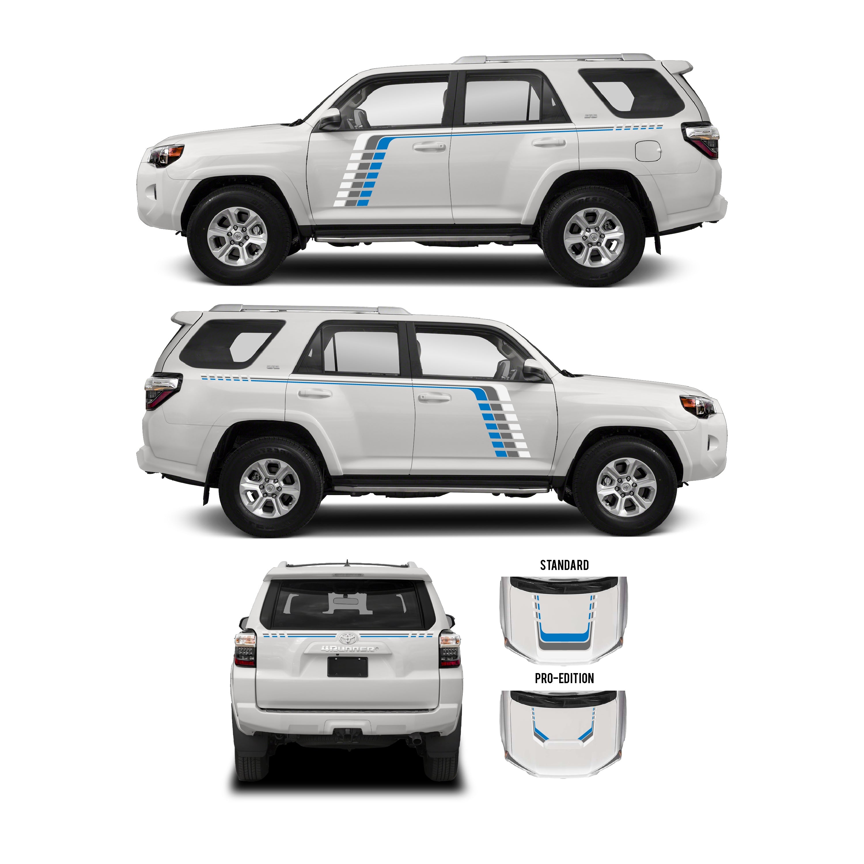 2010+  Checkered Stripe Kit For 4Runner