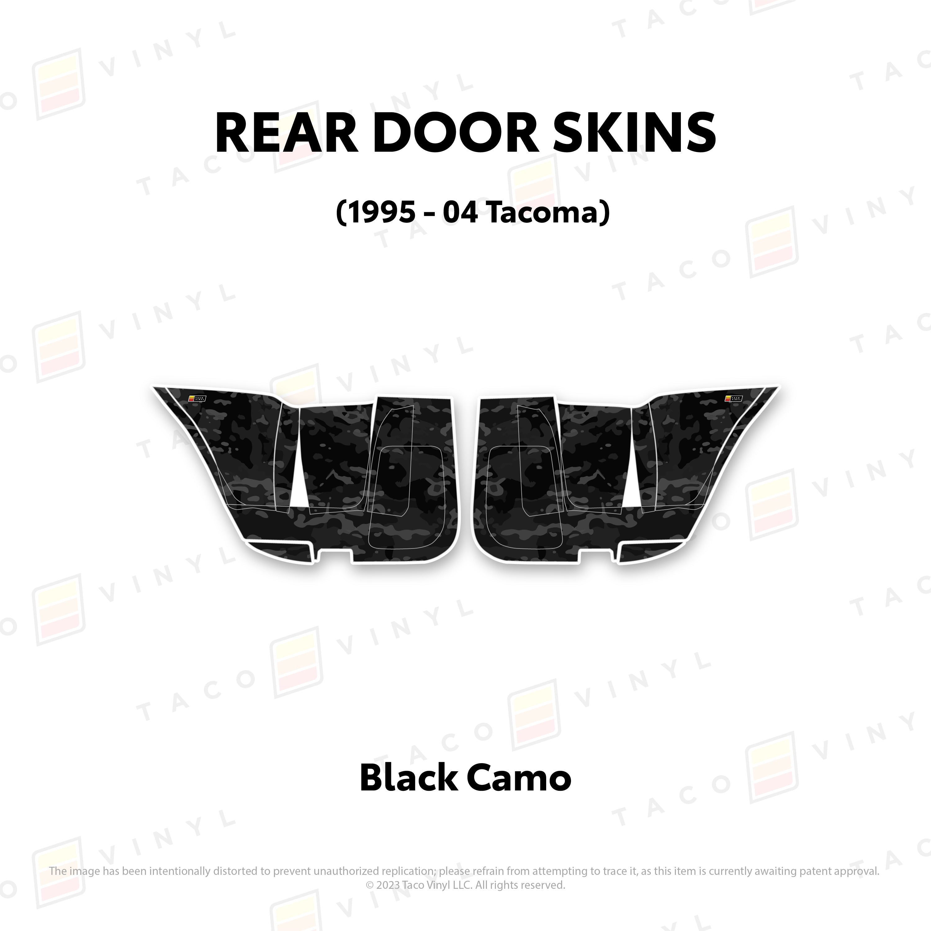 2010-24  Door Skins (Lower Section) For 4Runner