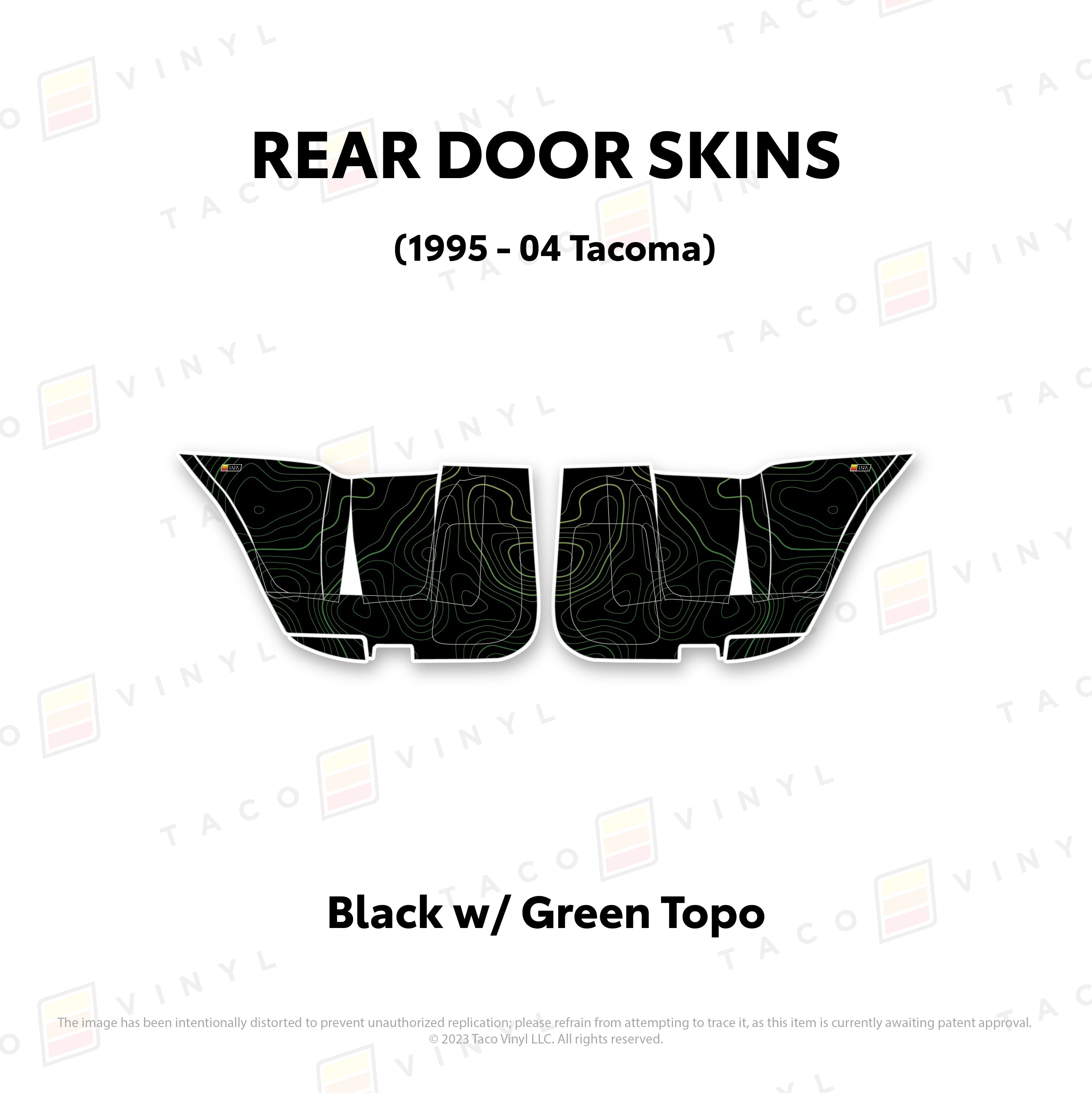 2010-24  Door Skins (Lower Section) For 4Runner
