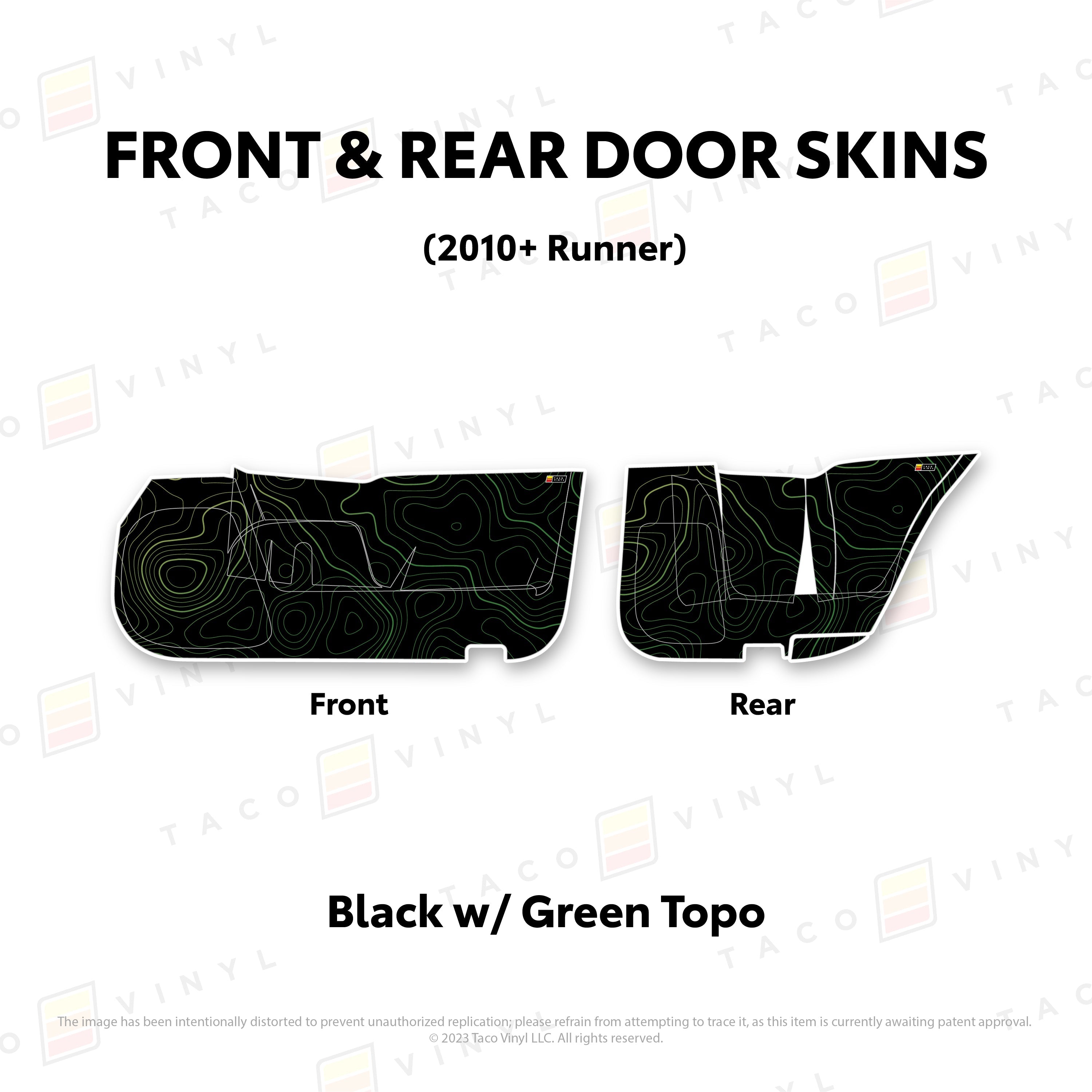 2010-24  Door Skins (Lower Section) For 4Runner
