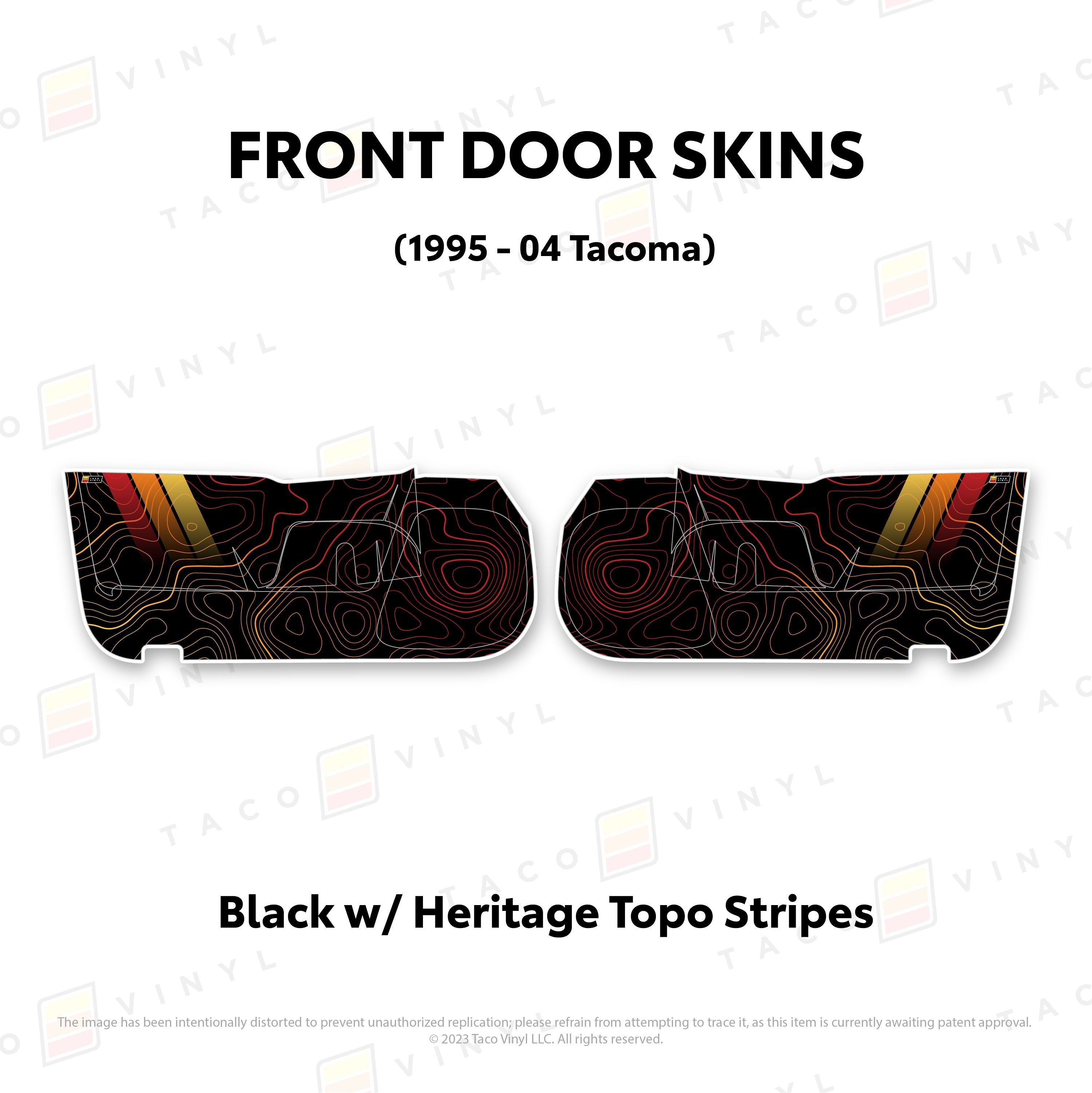 2010-24  Door Skins (Lower Section) For 4Runner
