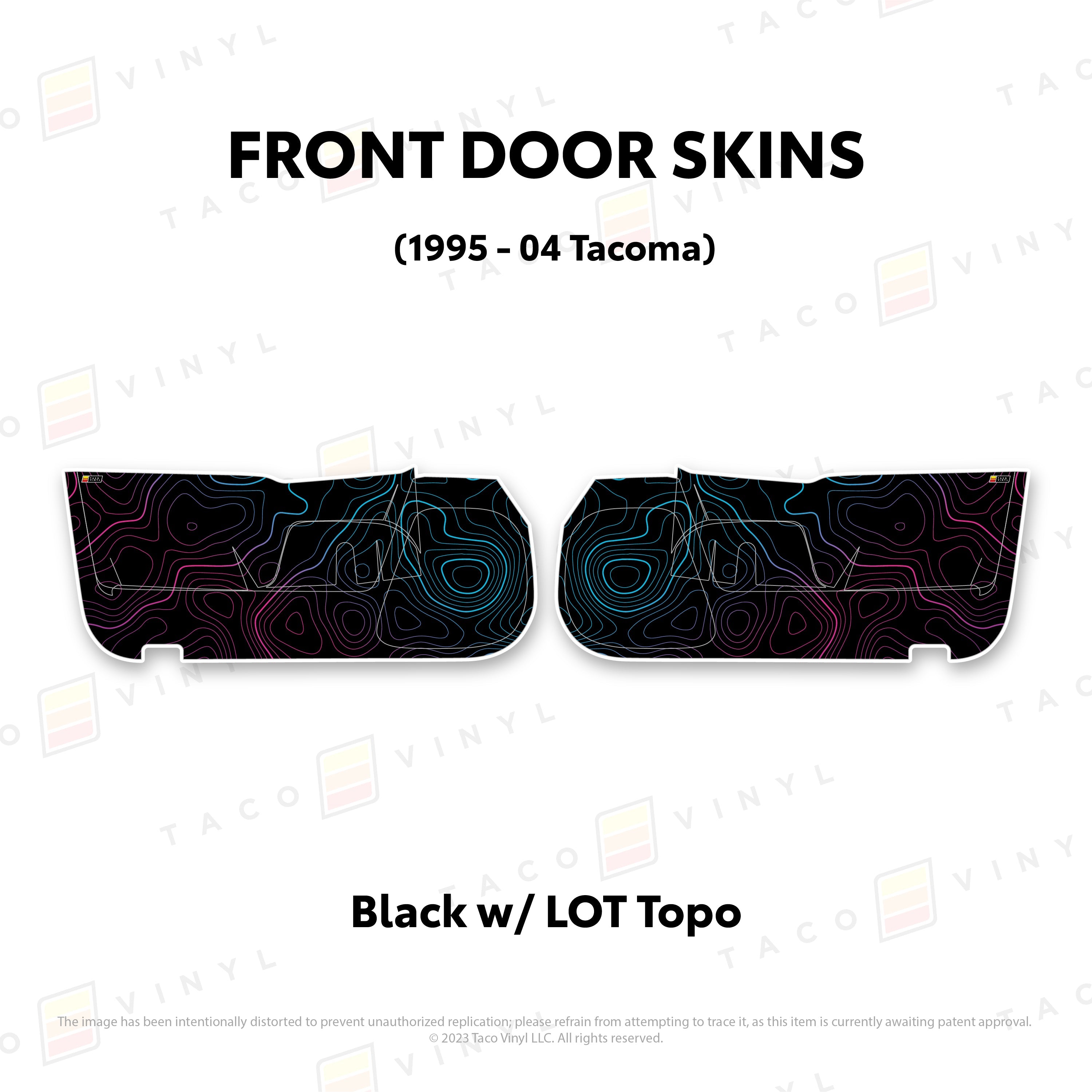 2010-24  Door Skins (Lower Section) For 4Runner