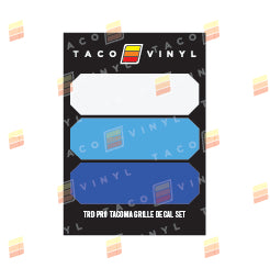 Pro Grille Decals For Tacoma