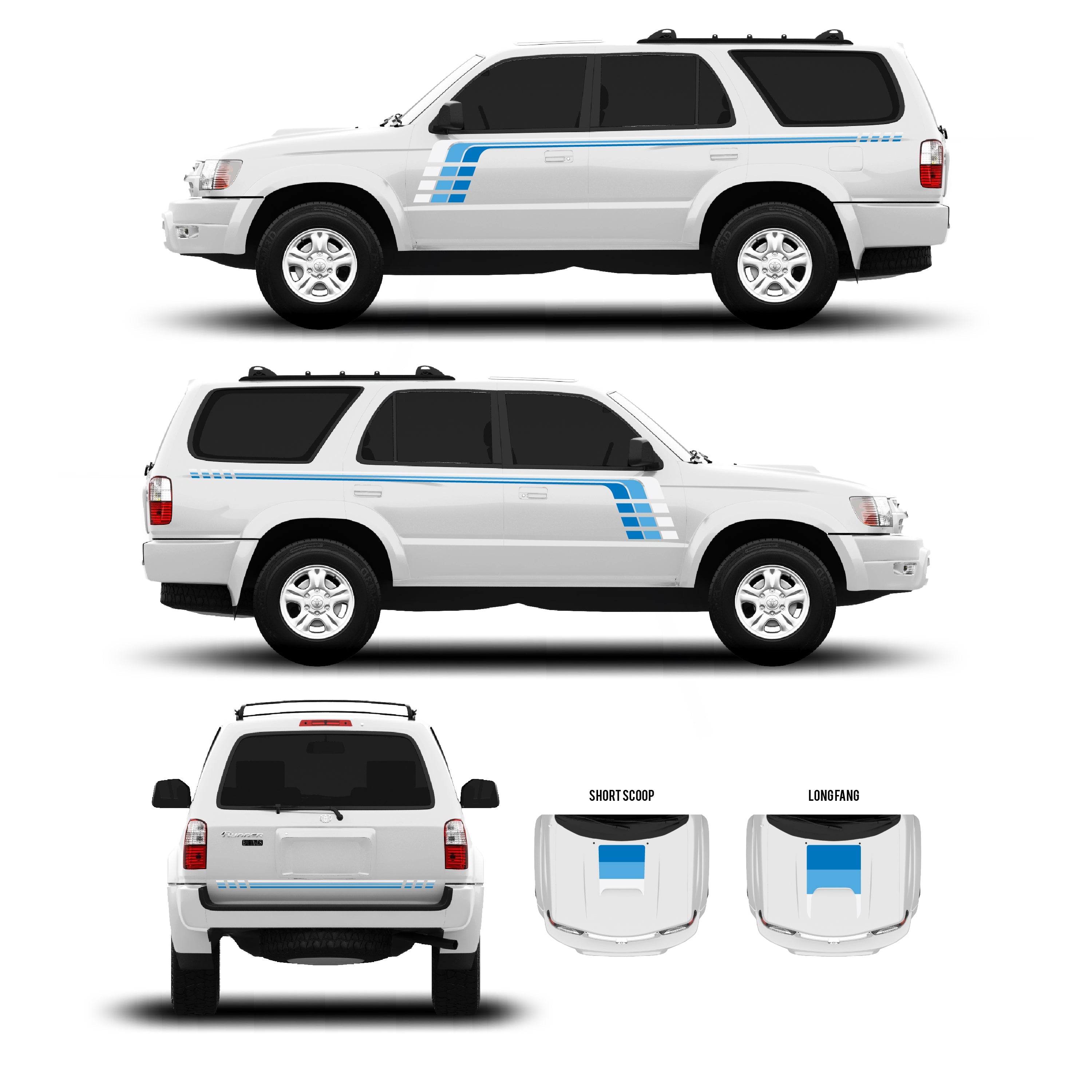 1996-02  Checkered Stripe Kit For 4Runner