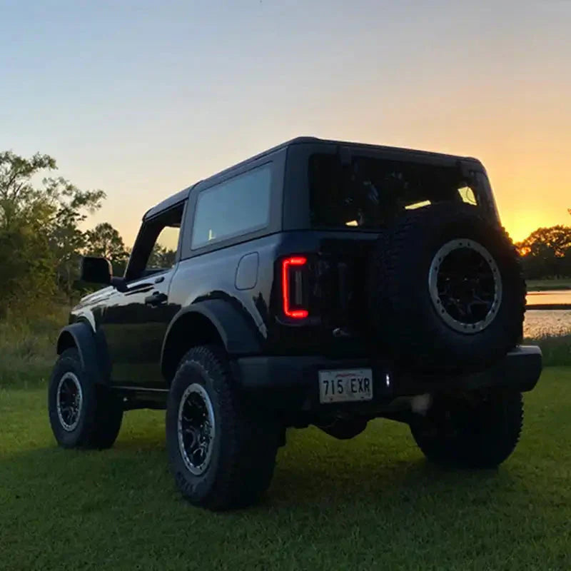 V2 | Flush Mount LED Tail Lights For 2021-2025 Ford Bronco - Low Profile | 1,400 Lumens
