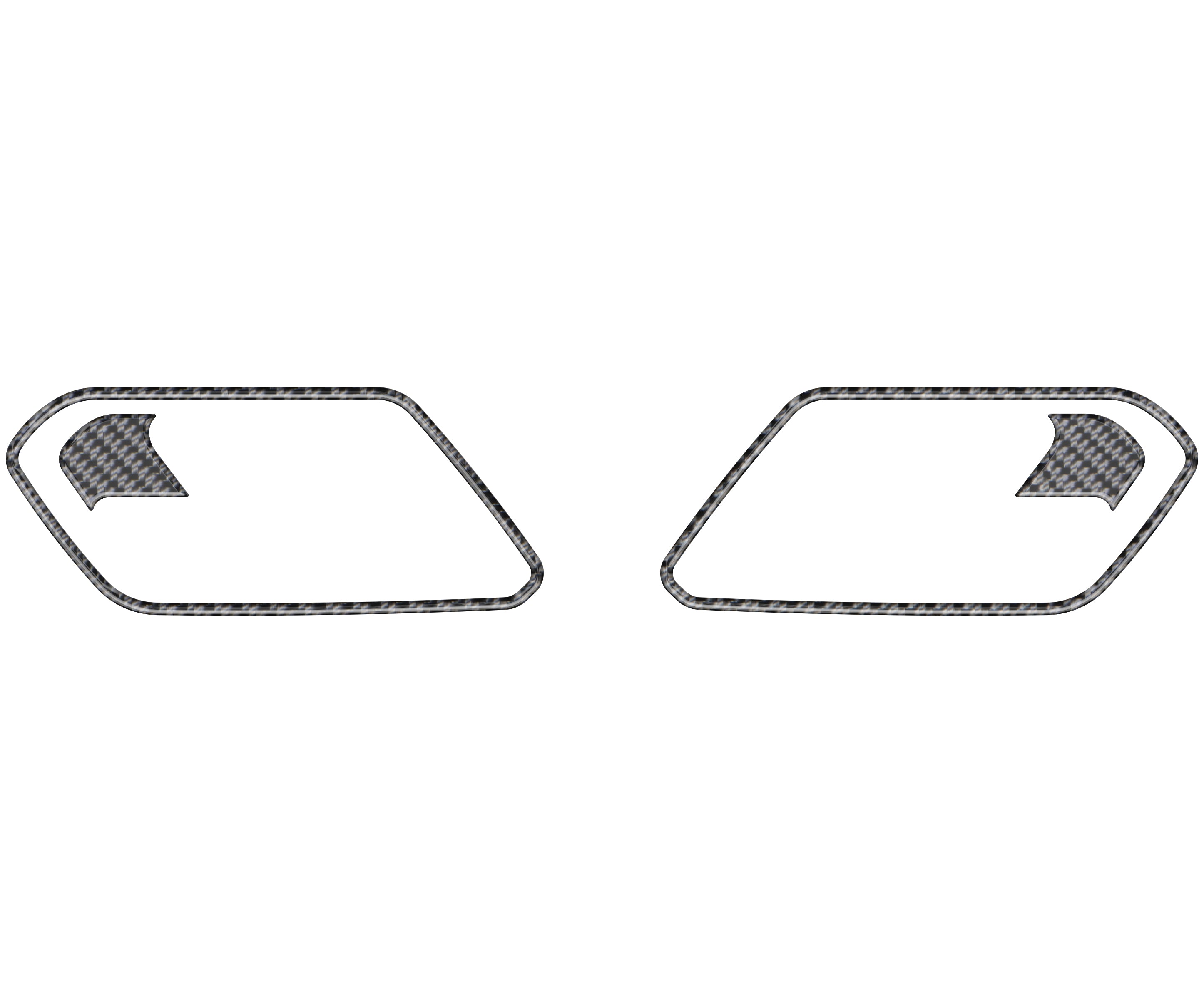 Door Handle Accent Trim Fits 2023-2026 Chevrolet Colorado & GMC Canyon