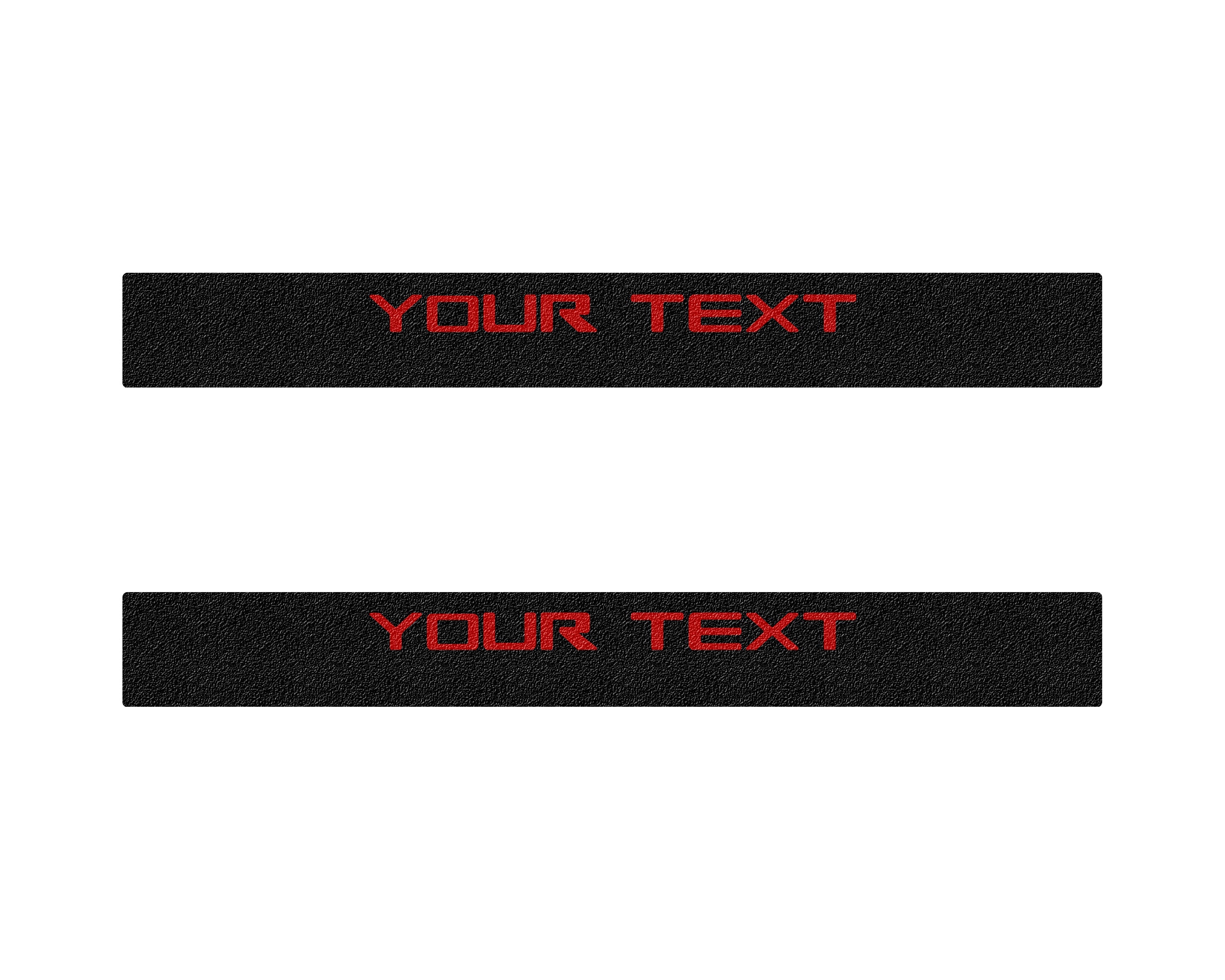 Door Sill Textured Overlays Fits 2023-2026 Chevrolet Colorado & GMC Canyon