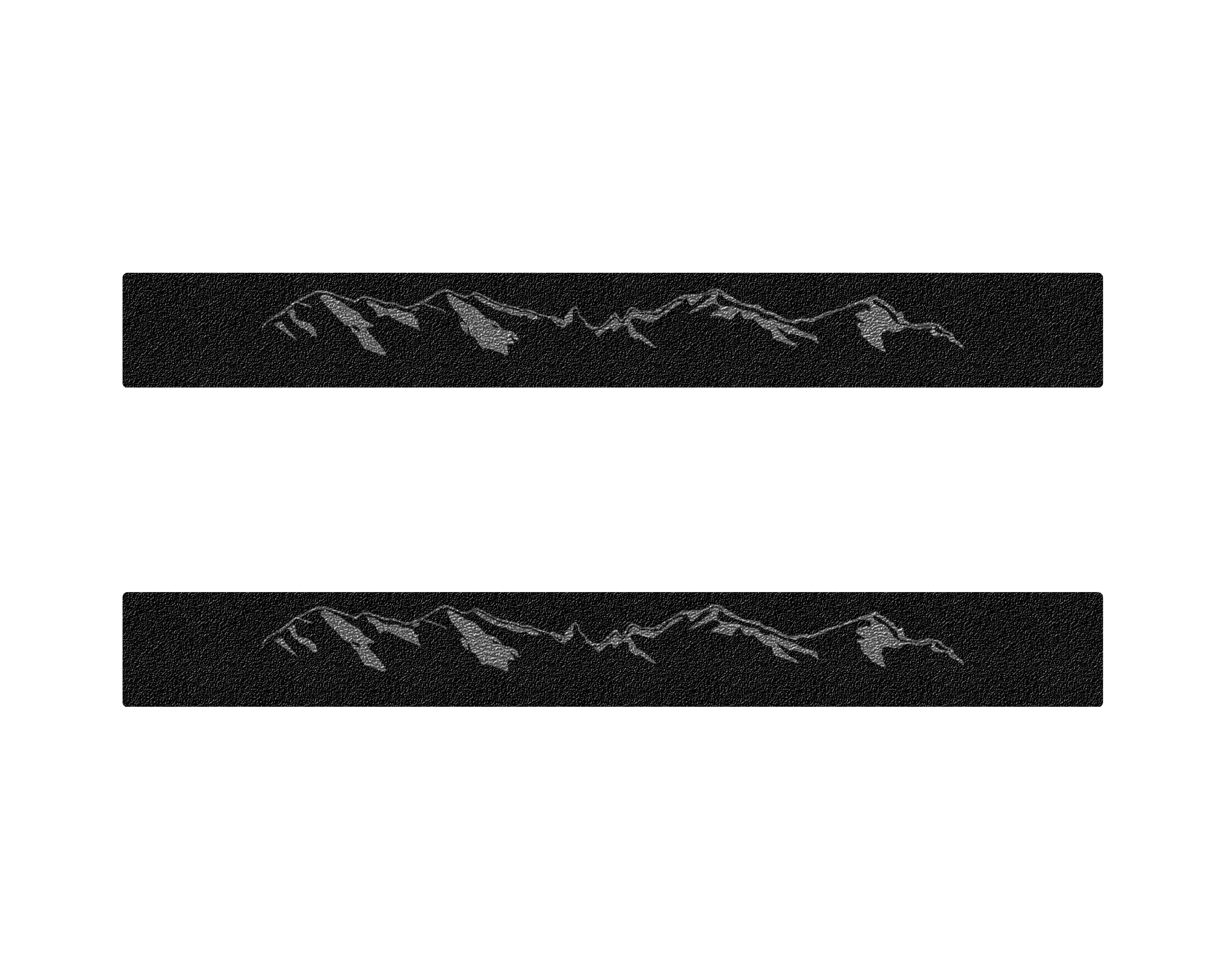 Door Sill Textured Overlays Fits 2023-2026 Chevrolet Colorado & GMC Canyon