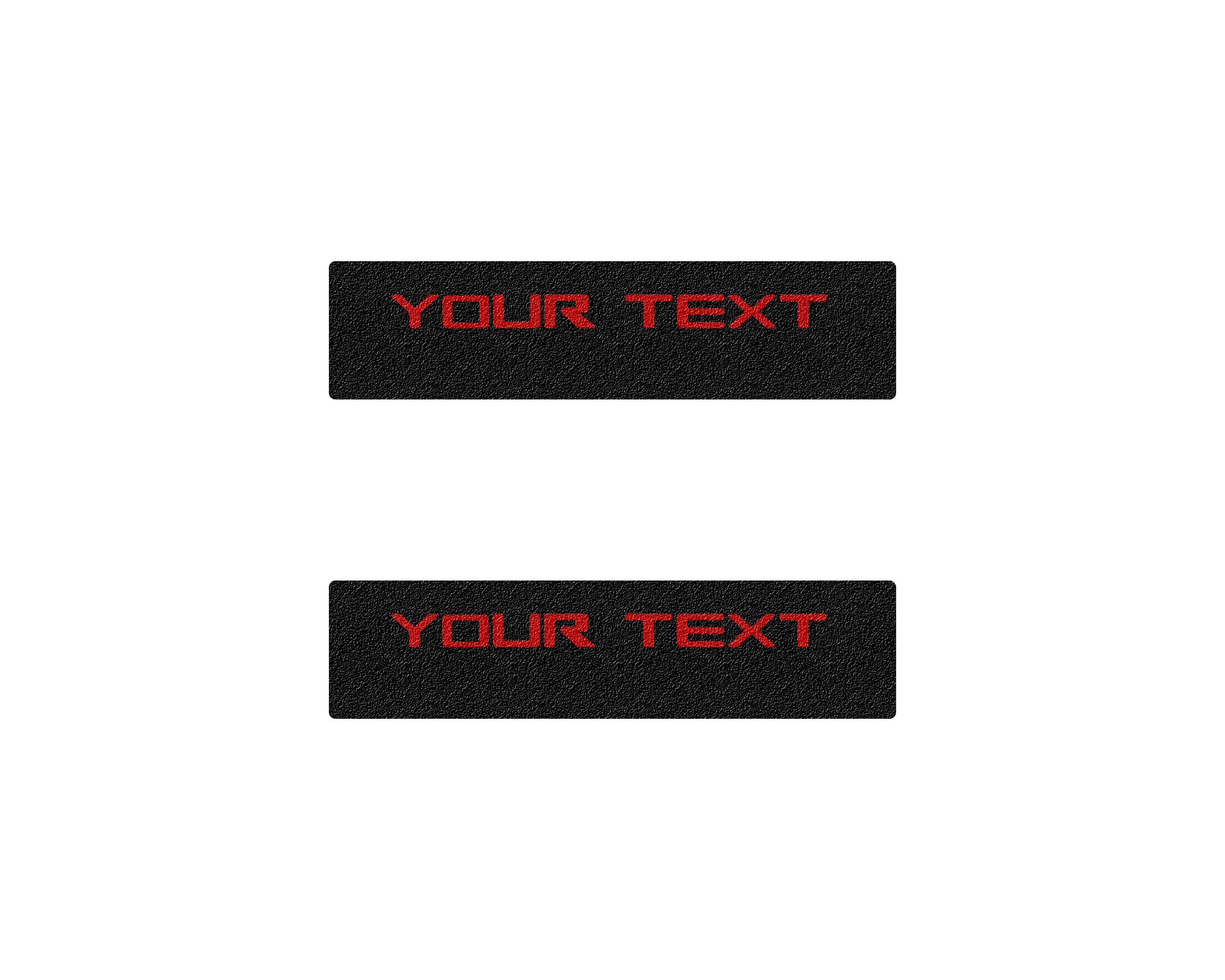 Door Sill Textured Overlays Fits 2023-2026 Chevrolet Colorado & GMC Canyon