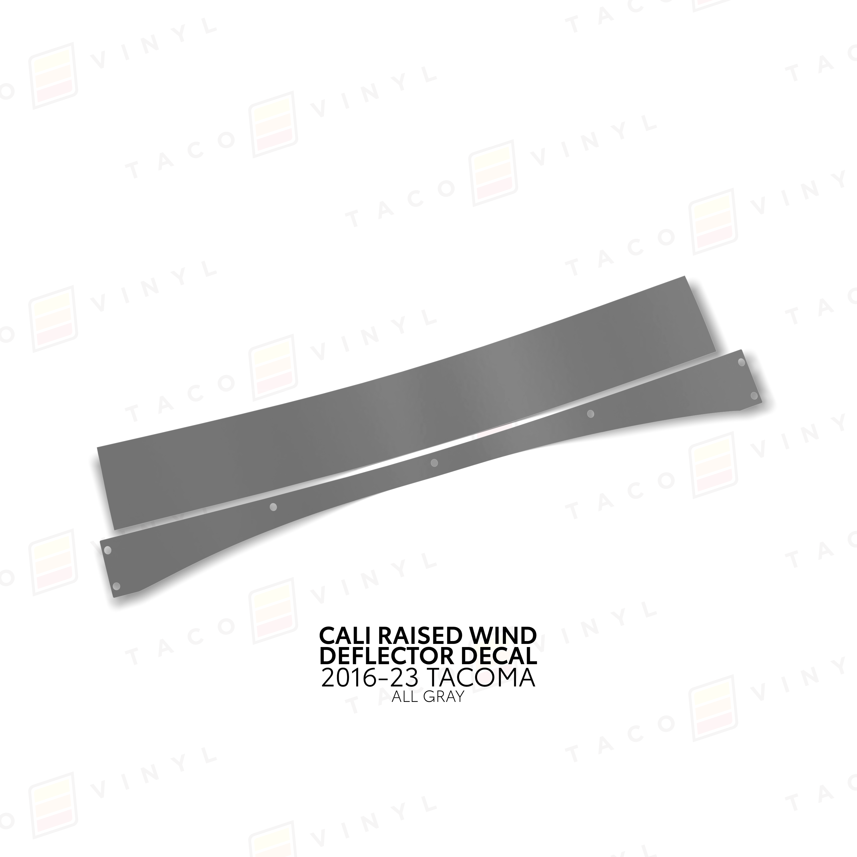 Cali Raised Wind Deflector Decal