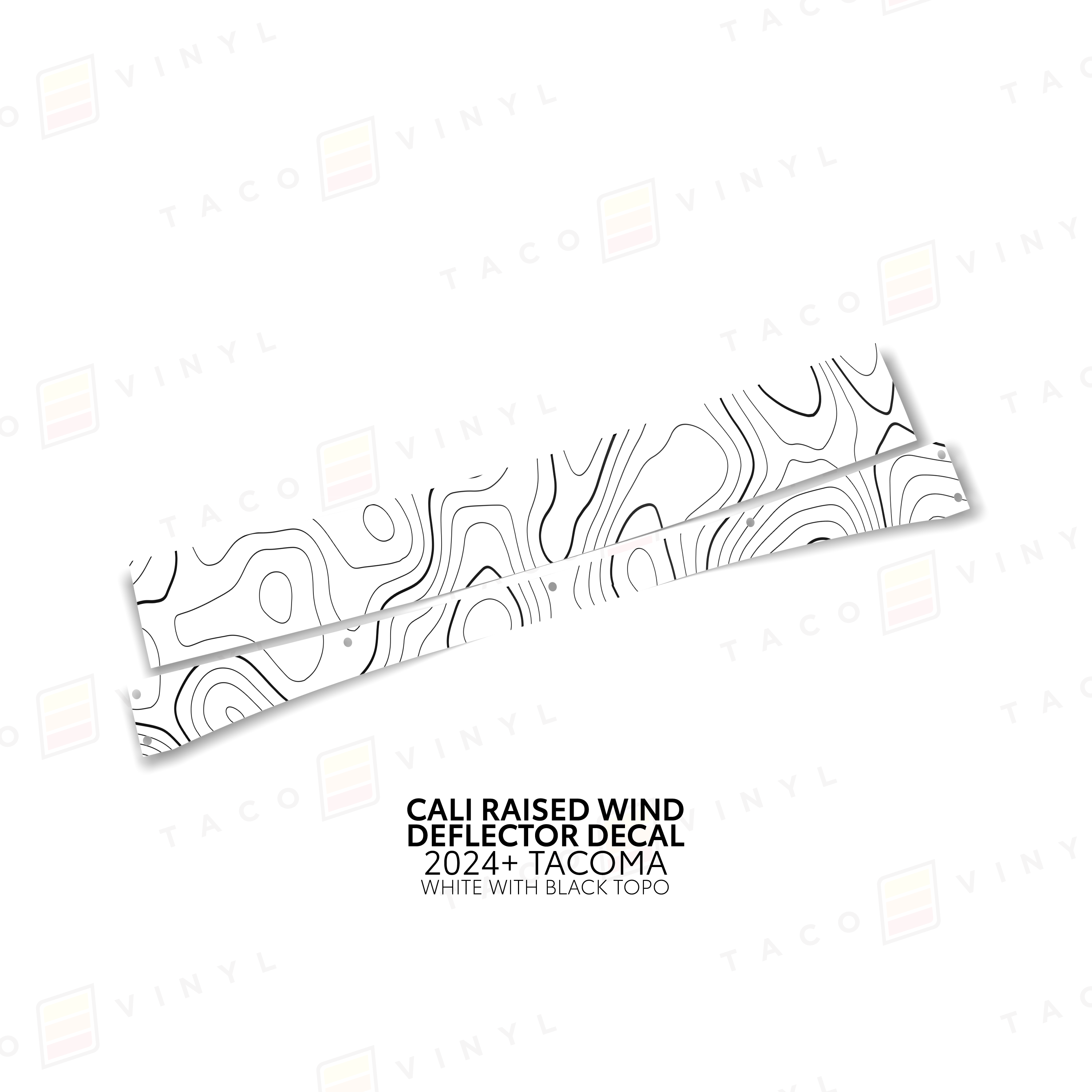 Cali Raised Wind Deflector Decal