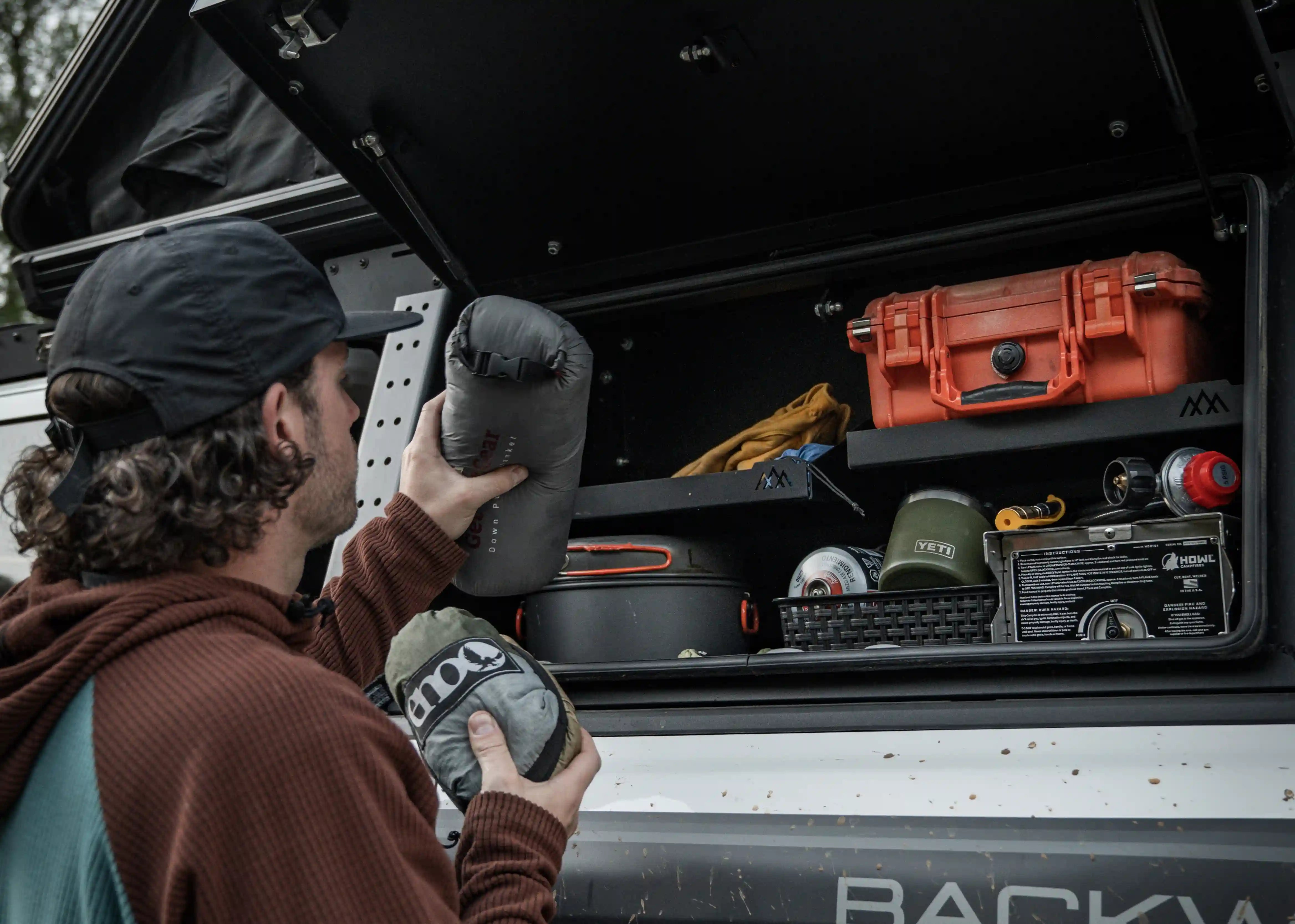 Overland Bed Rack Storage Box For Toyota Tacoma