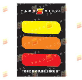 Pro Grille Decals For Tundra