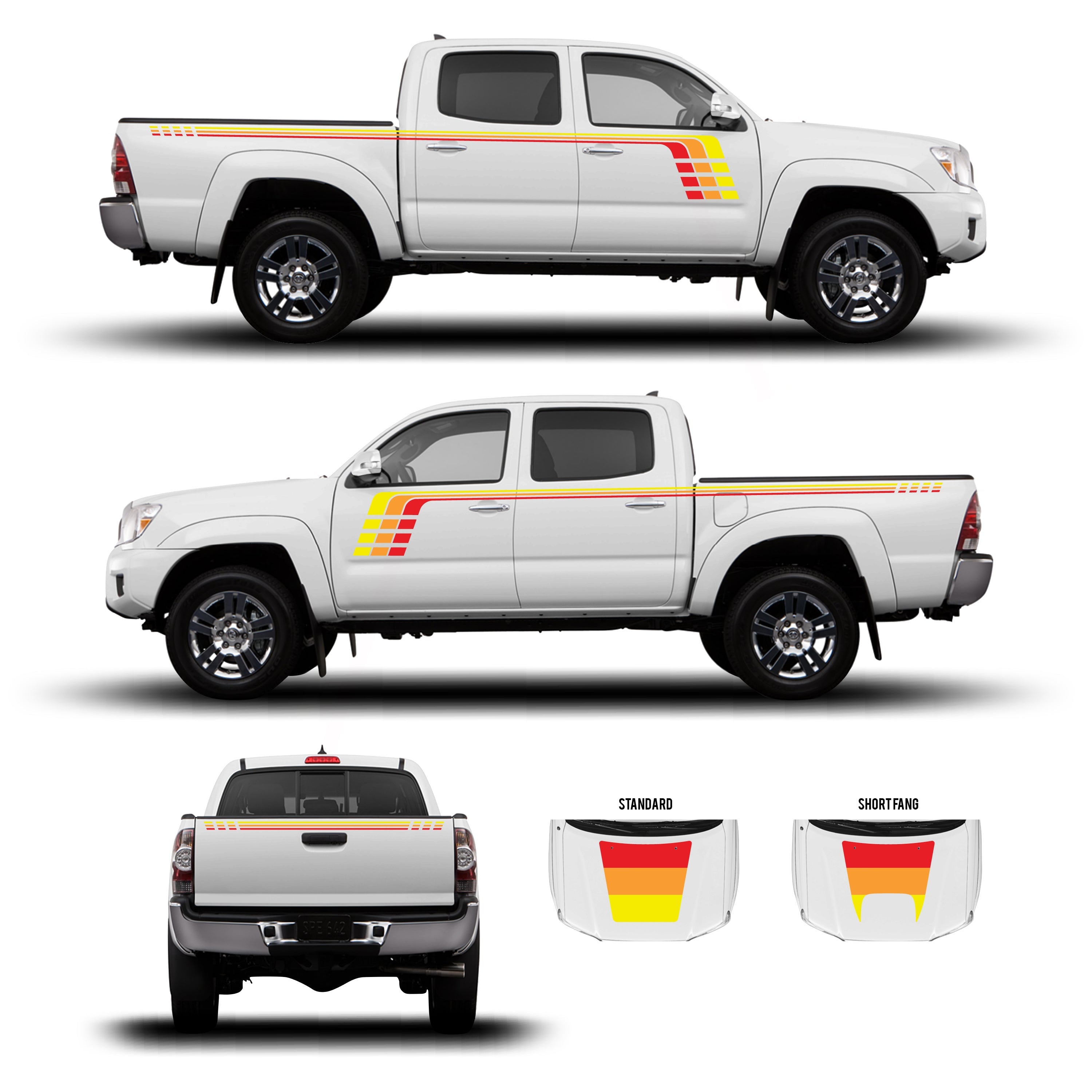 2005-15  Checkered Stripe Kit For Tacoma