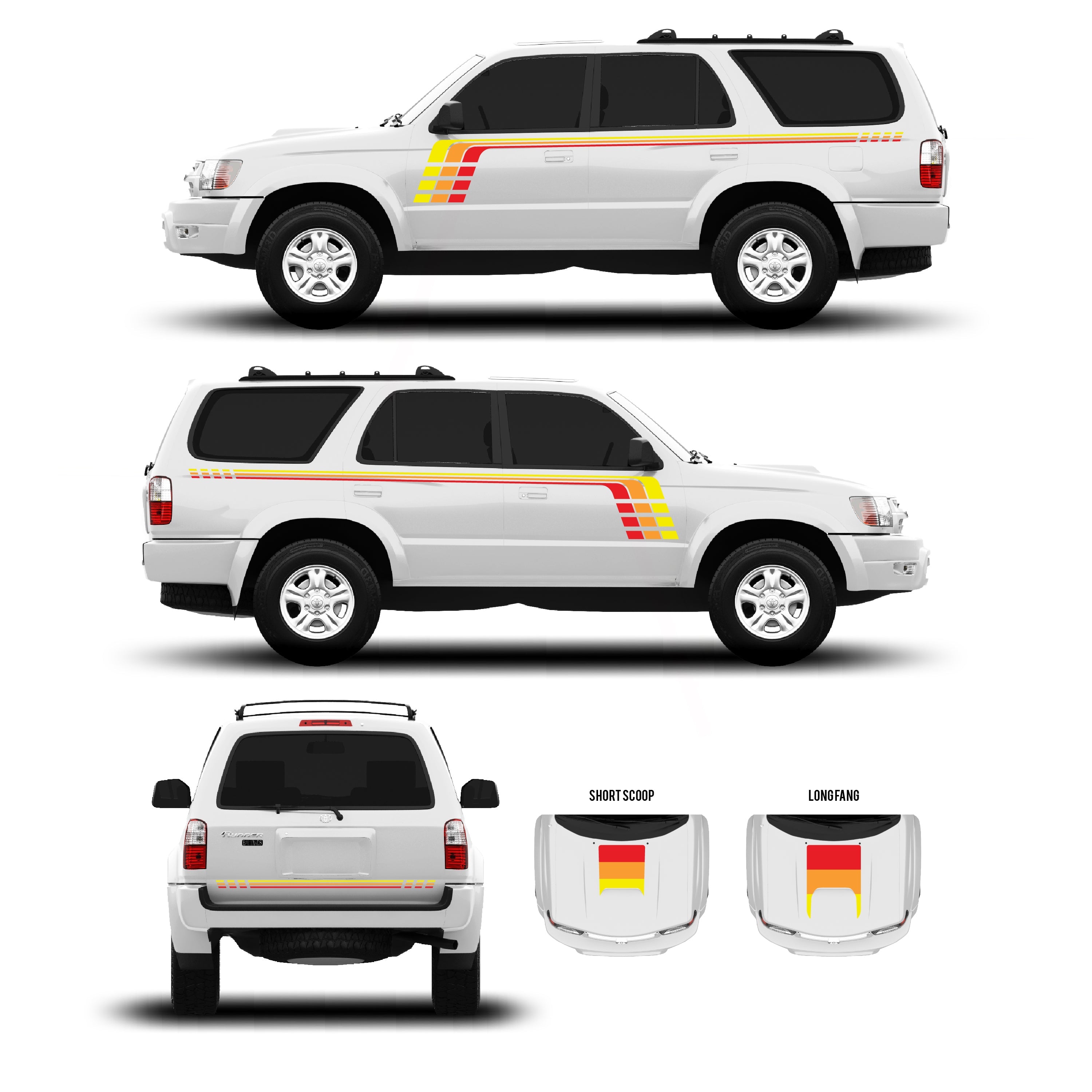 1996-02  Checkered Stripe Kit For 4Runner