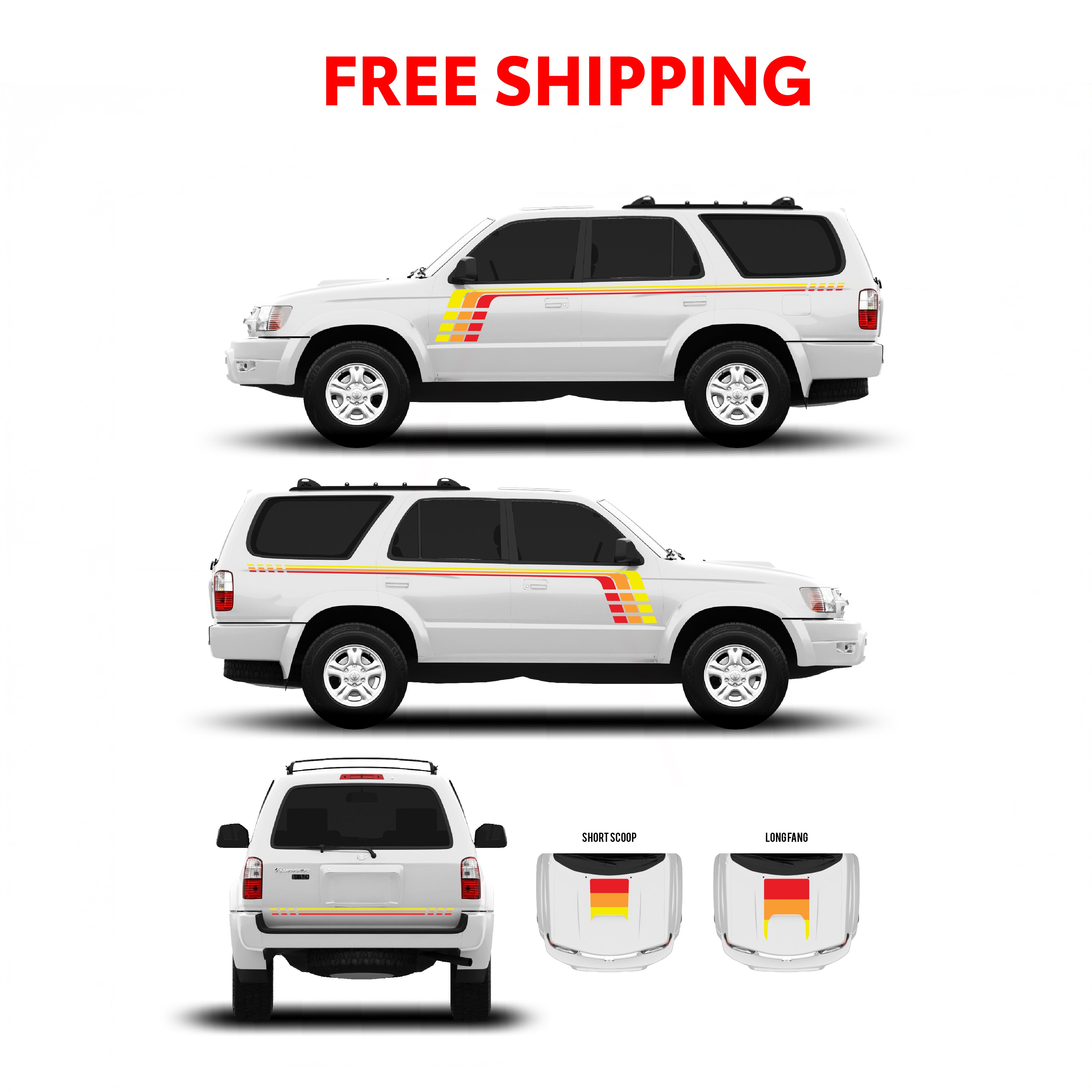 1996-02  Checkered Stripe Kit For 4Runner