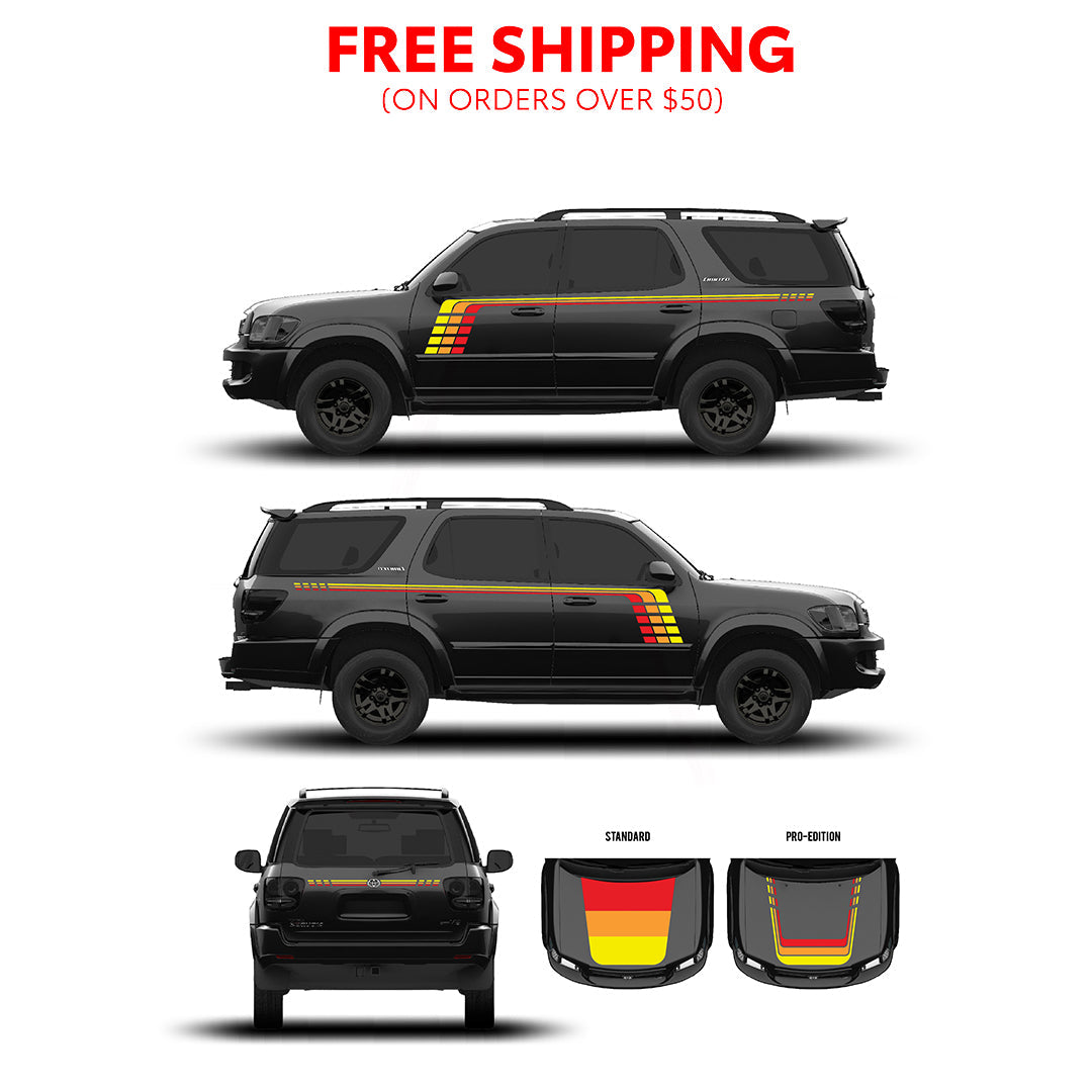 2001–07  Checkered Stripe Kit For Sequoia